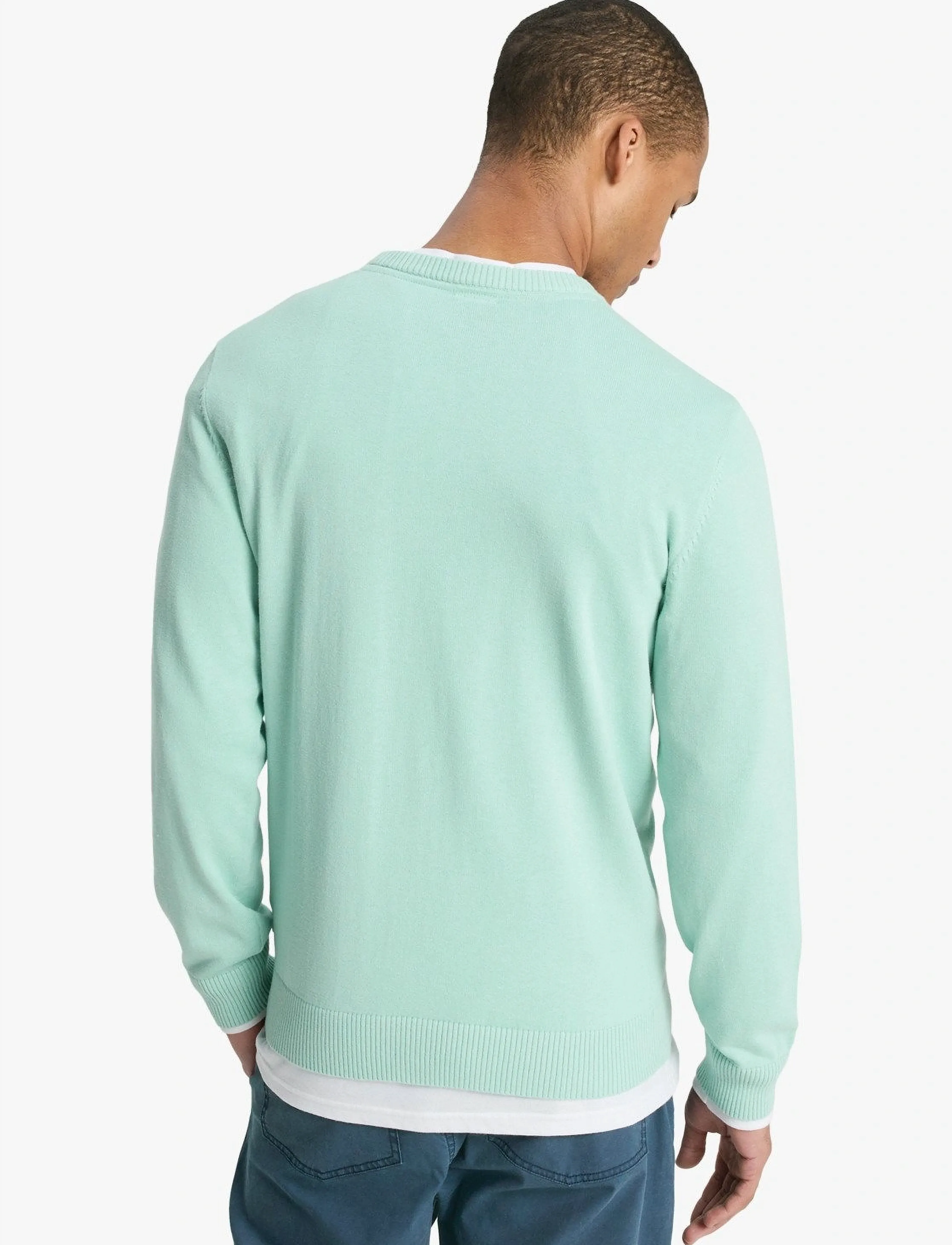 Quiksilver - SALT WATER SWEATER LIGHT - Ümmarguse kaelusega kudumid - blue haze - 3