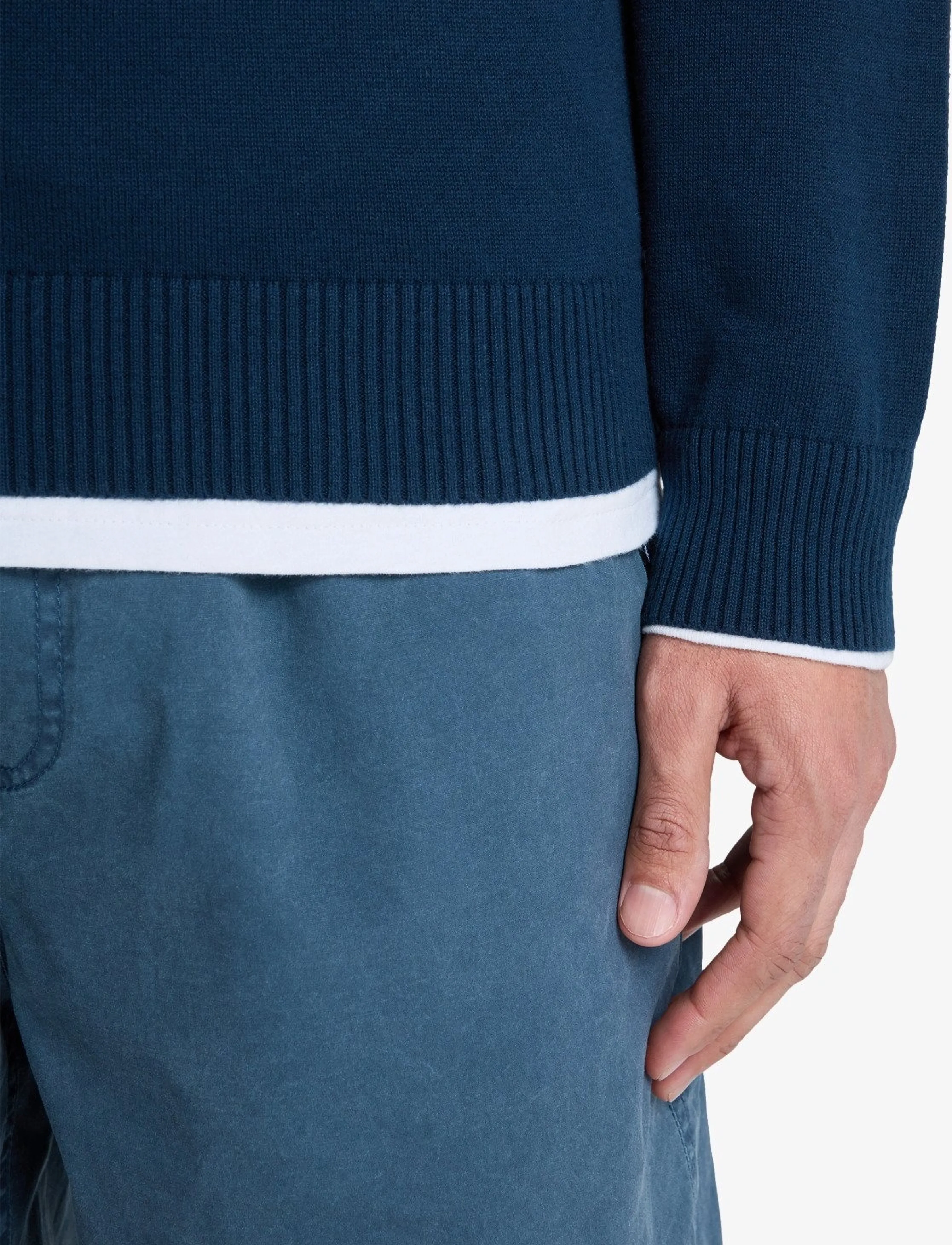 Quiksilver SALT WATER SWEATER LIGHT - Tänavastiil - DARK NAVY / navy