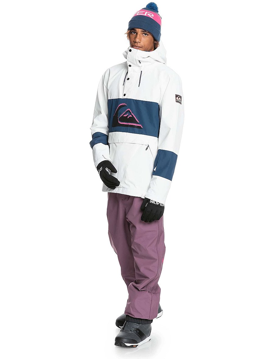Quiksilver - STEEZE JK - snow white - 4
