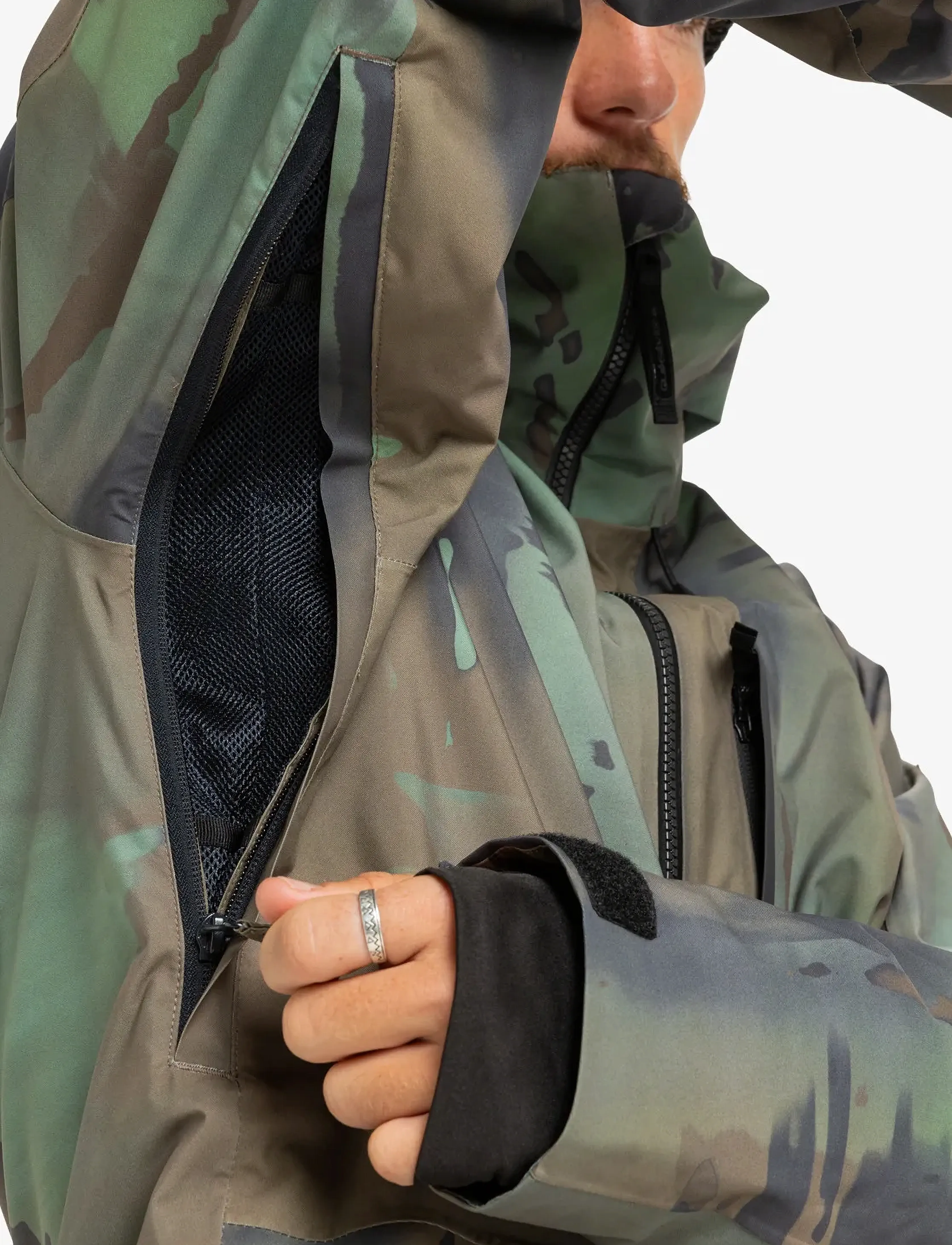 Quiksilver MULDROW 20K JK - Tänavastiil - BLOOMFADE DARK IVY / khaki/green