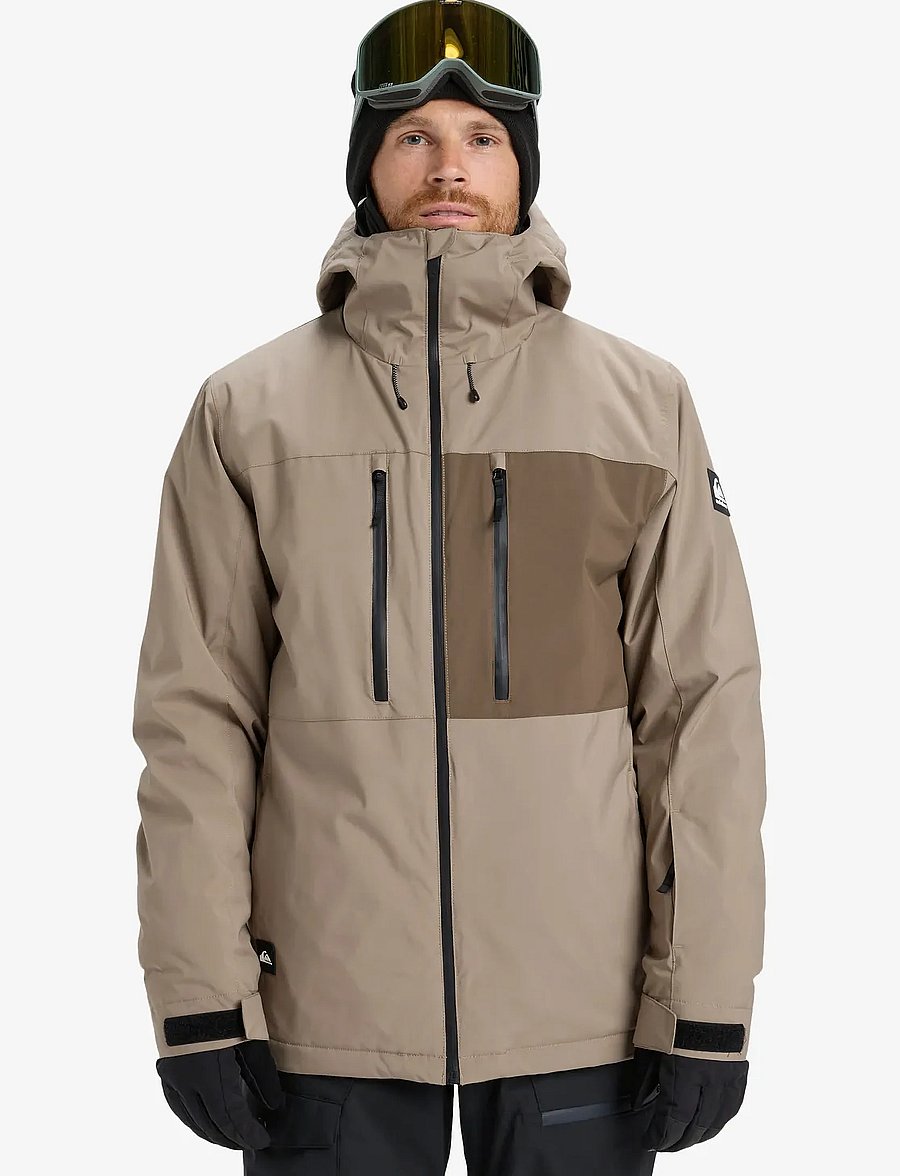 Quiksilver - SYCAMORE SOLID 20K JK - skidjackor - fallen rock - 0