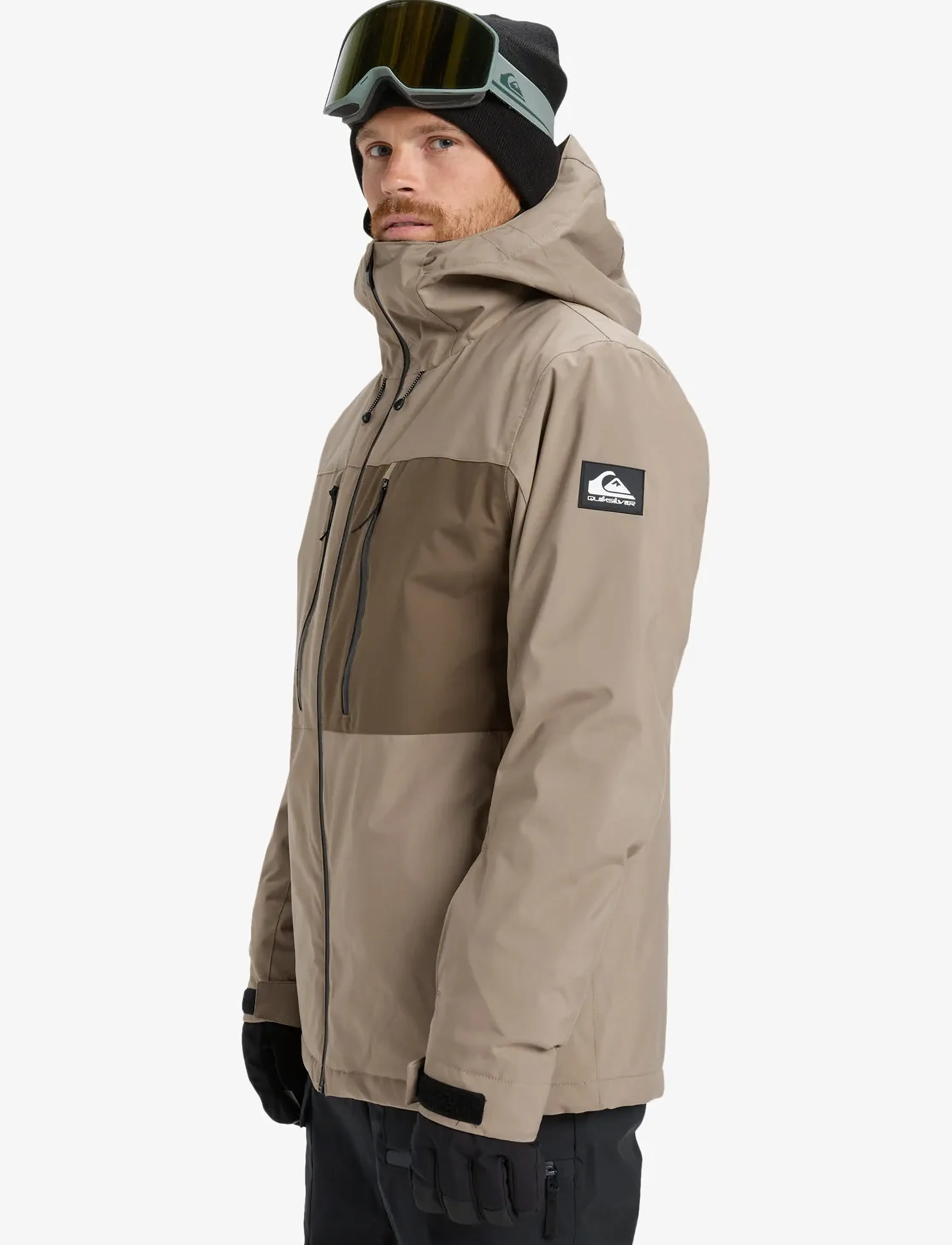 Quiksilver - SYCAMORE SOLID 20K JK - skidjackor - fallen rock - 5