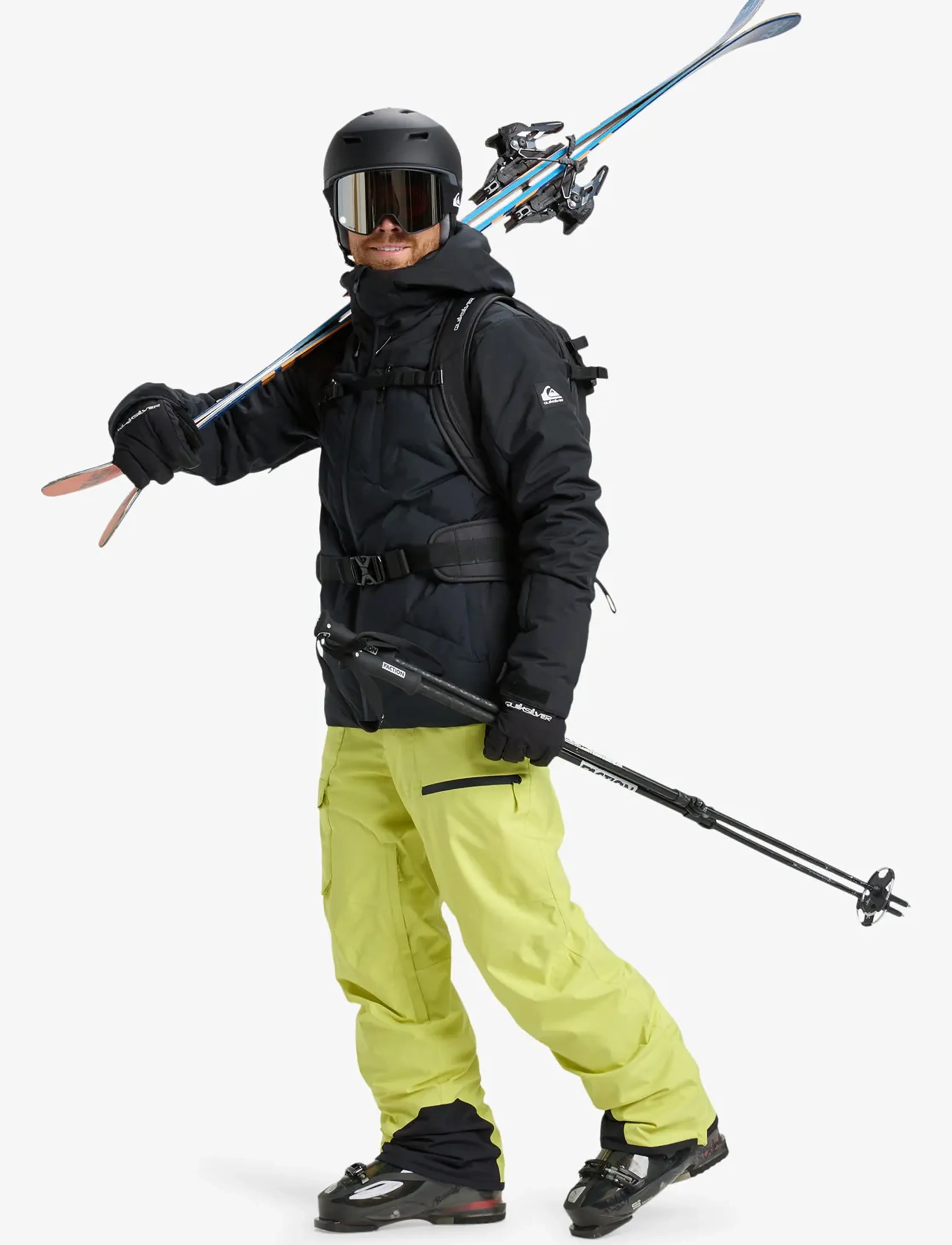 Quiksilver - THE EDGE JK - ski jackets - true black - 4