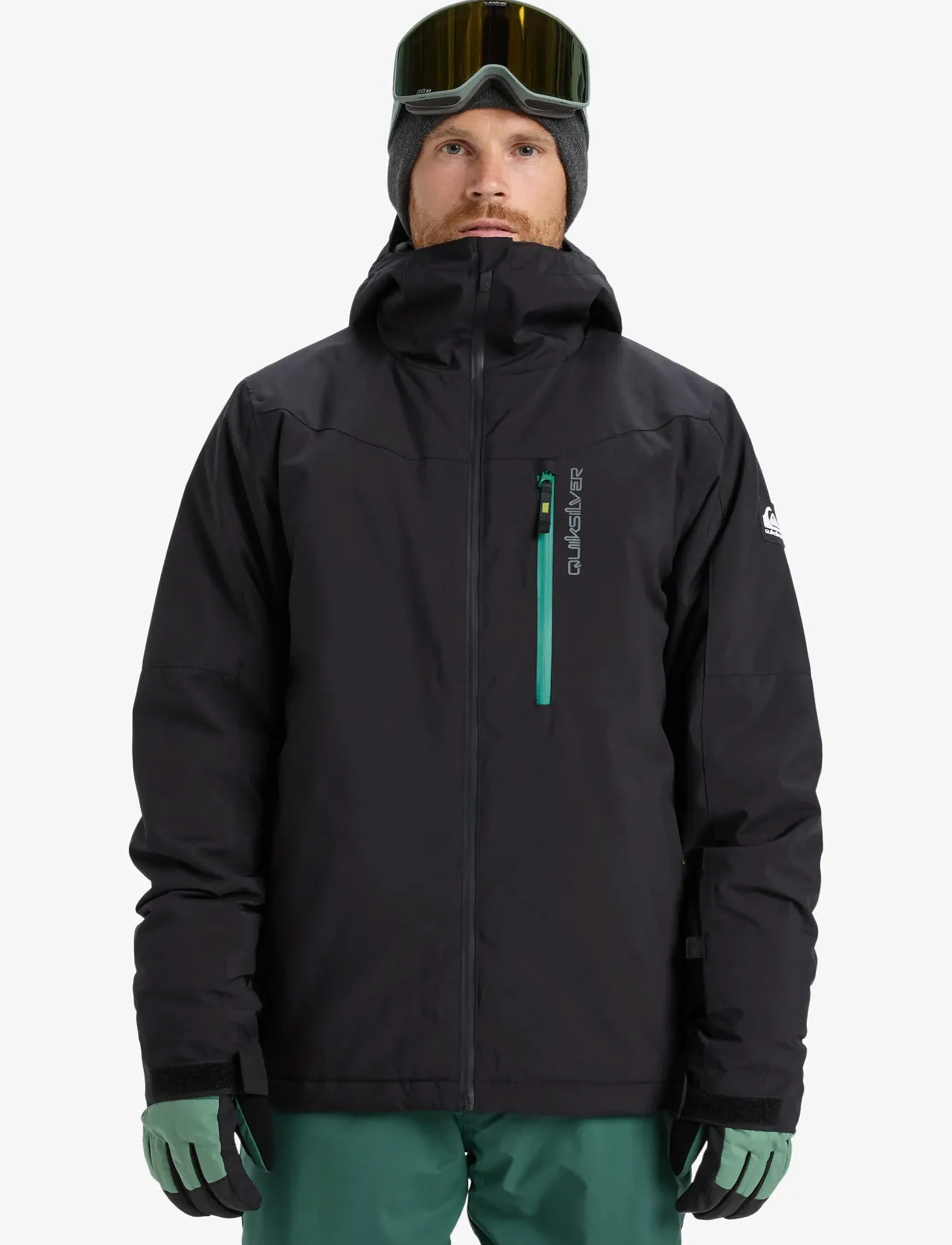 Quiksilver Titano Jk, XL, Black, Sport Jackets > Sport Ski Jackets, Herre