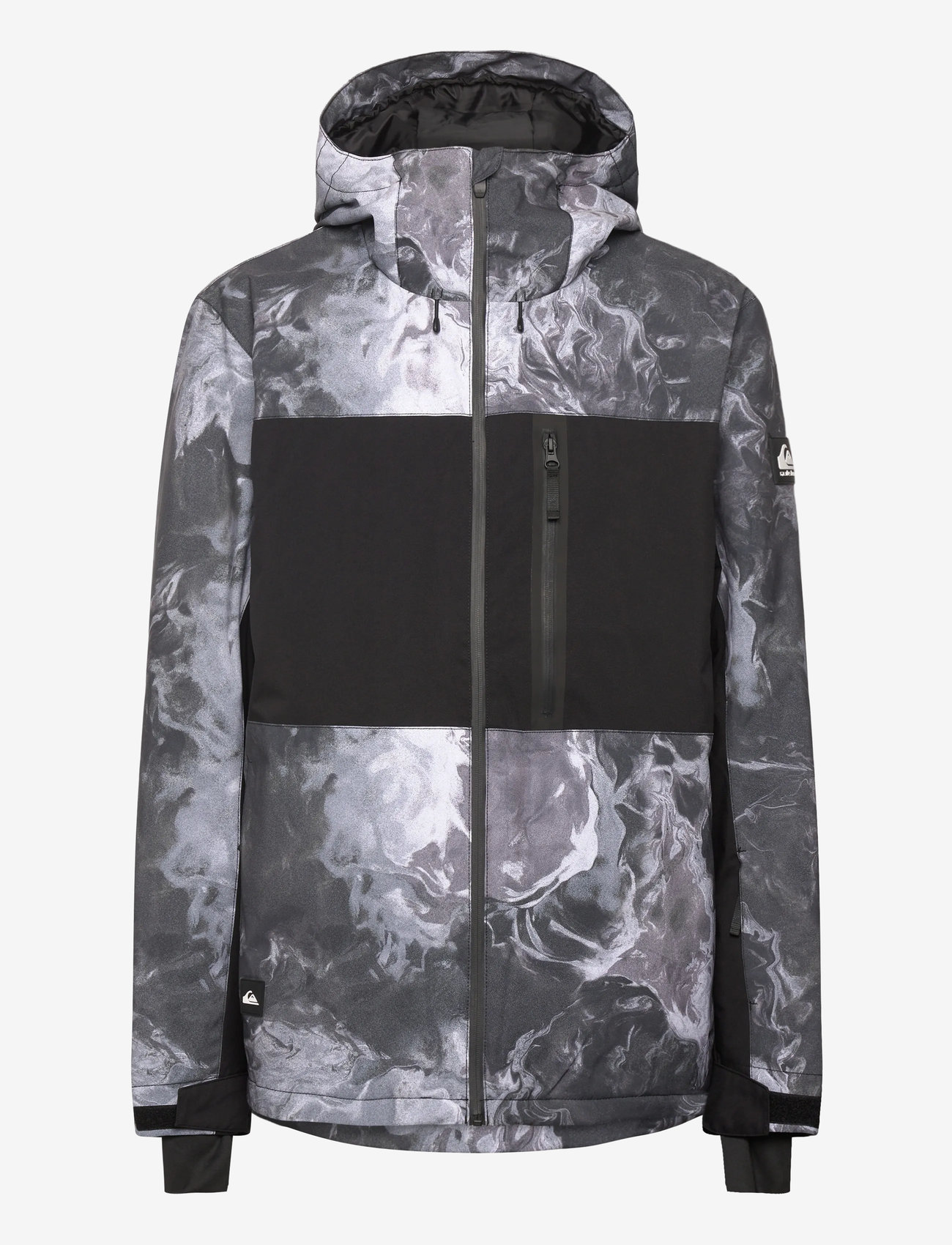 Quiksilver - SYCAMORE PRINTED JK - ski jackets - thermostamp grayscale - 1