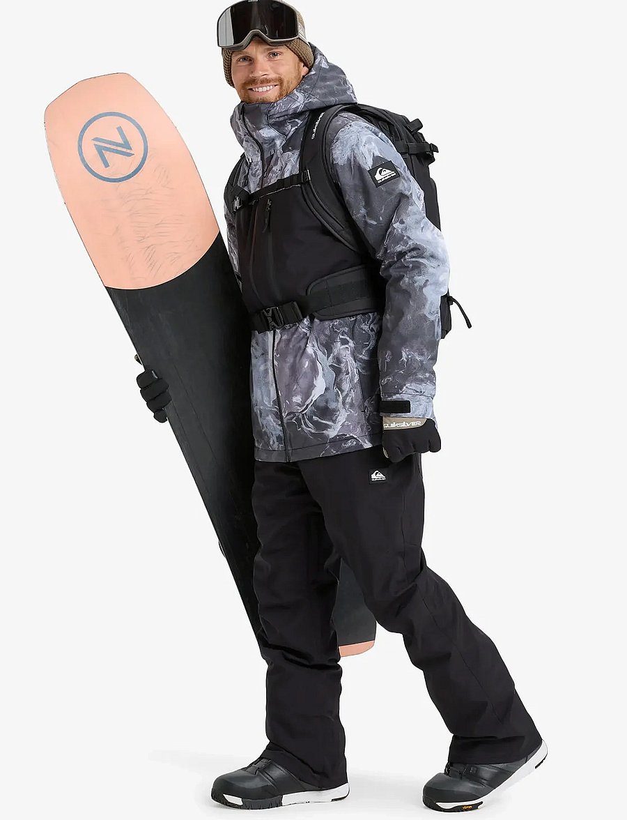 Quiksilver - SYCAMORE PRINTED JK - skijakker - thermostamp grayscale - 4