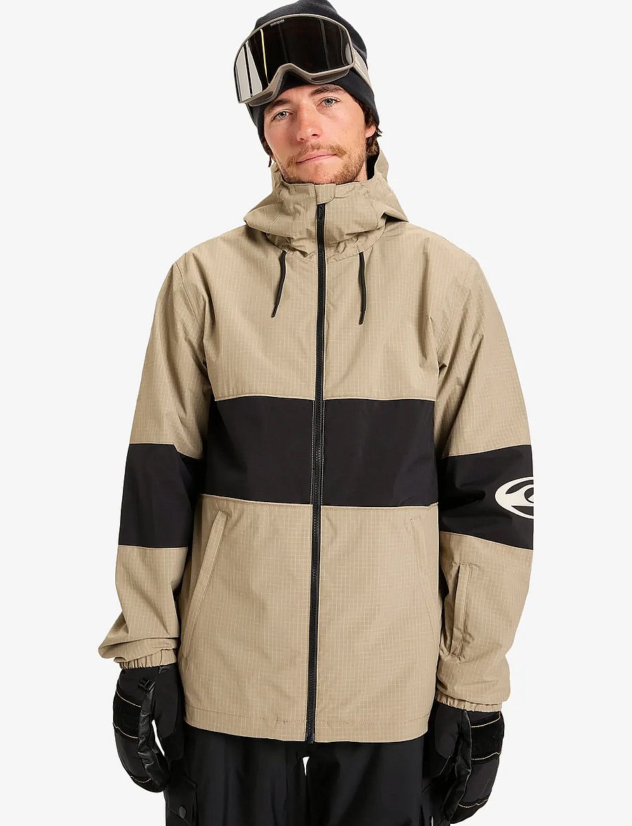 Quiksilver - HIGH IN THE HOOD JK - skijakker - fallen rock - 0