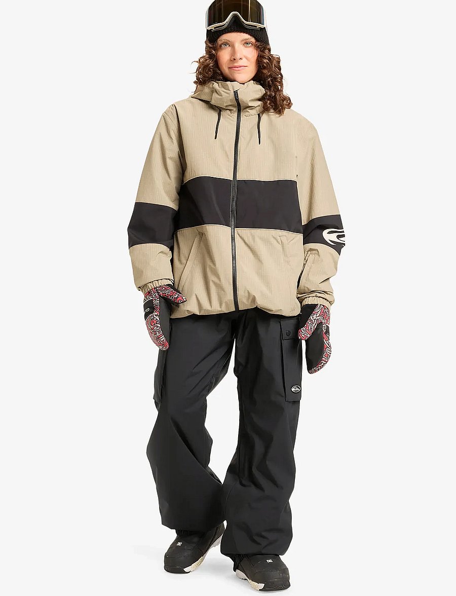Quiksilver - HIGH IN THE HOOD JK - skijakker - fallen rock - 4