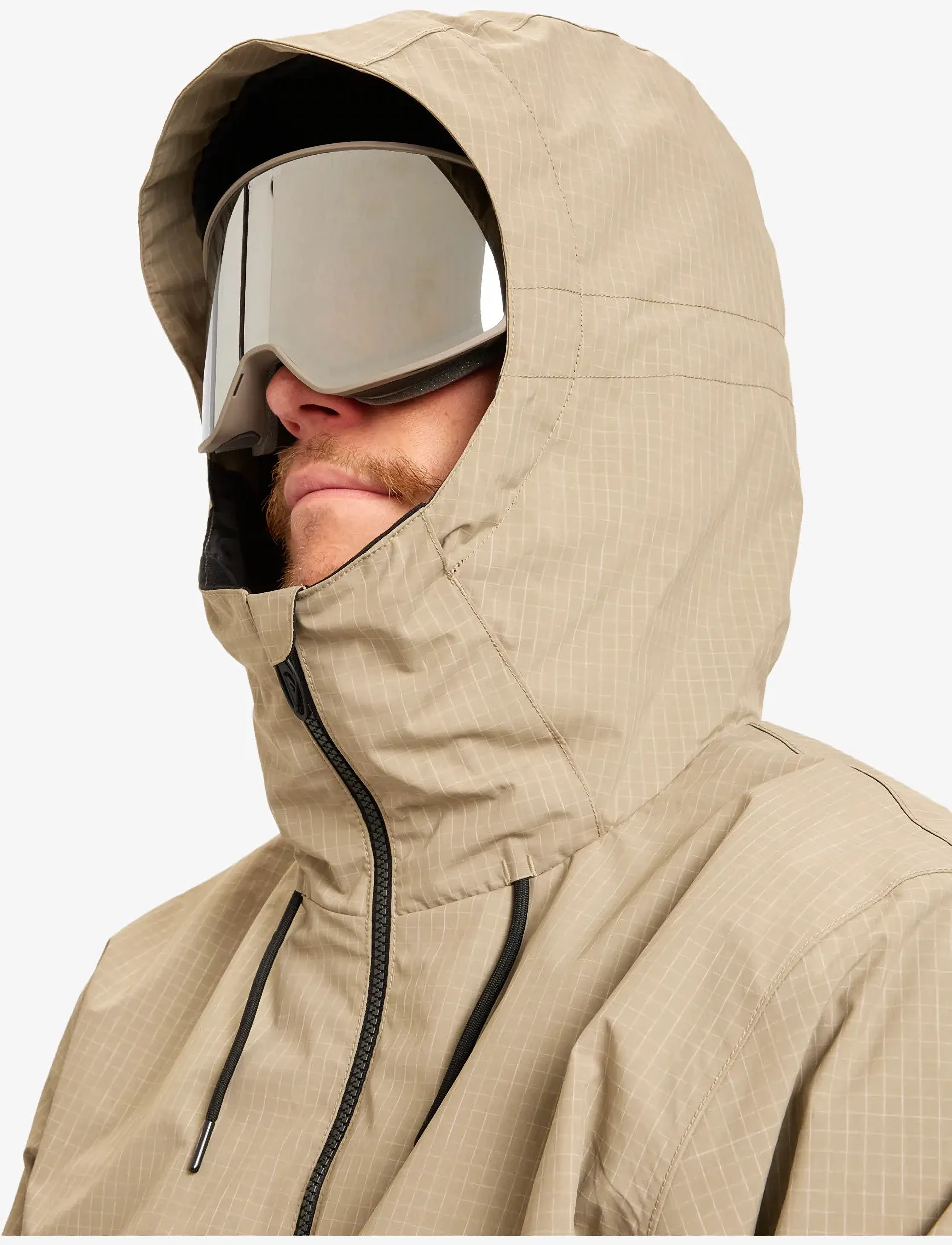 Quiksilver HIGH IN THE HOOD JK - Streetstyle - FALLEN ROCK / beige