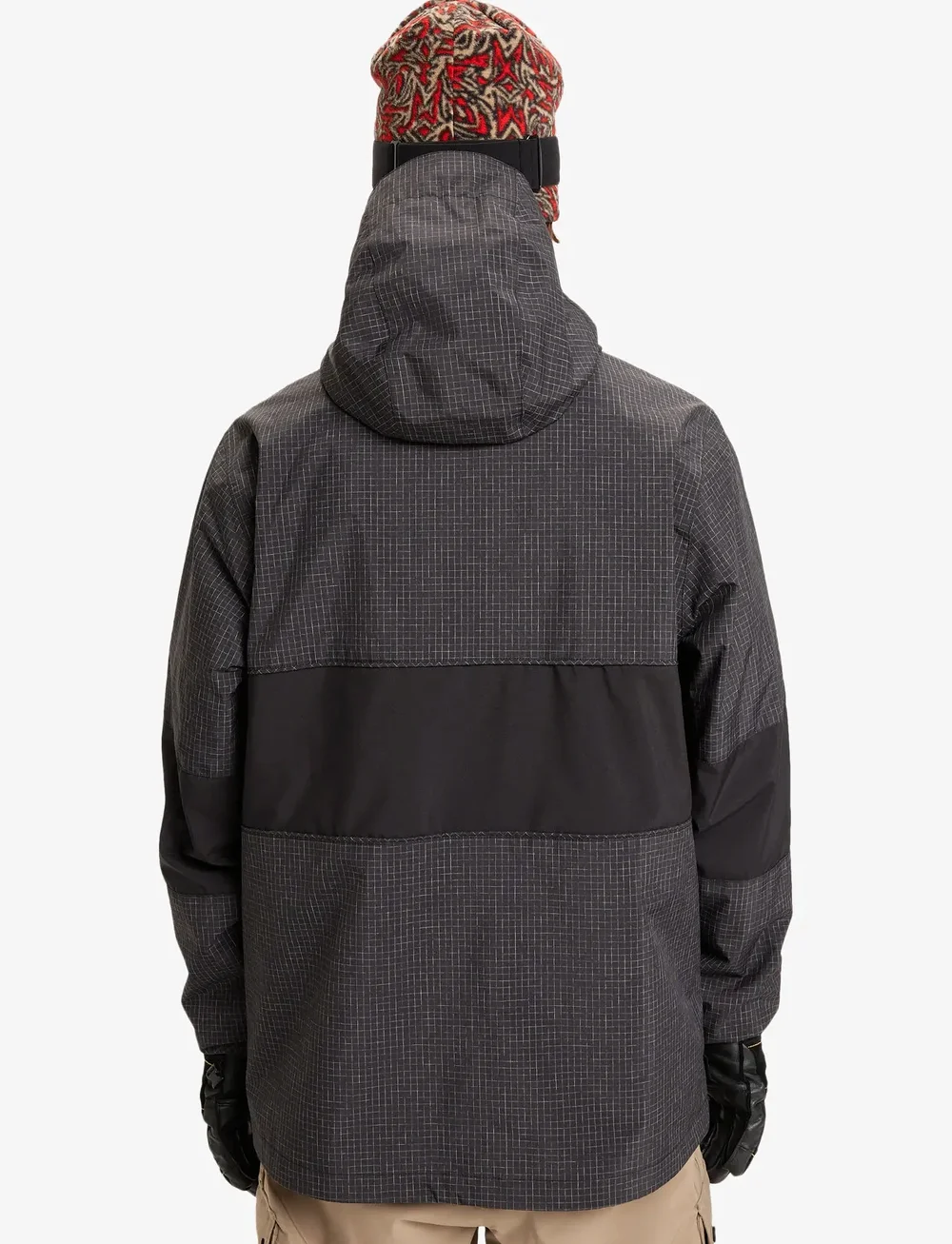 Quiksilver - HIGH IN THE HOOD JK - slidinėjimo striukės - true black - 3