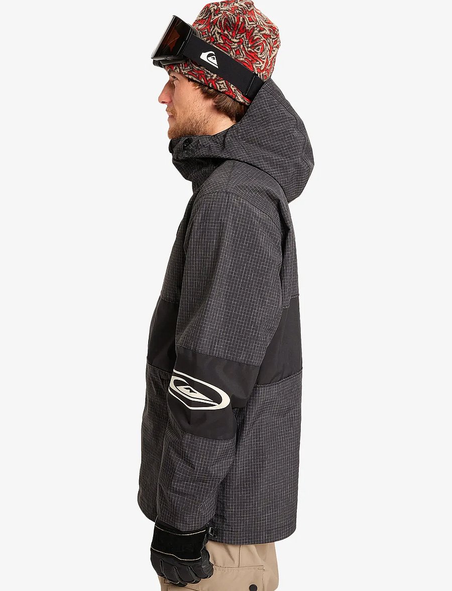 Quiksilver - HIGH IN THE HOOD JK - slidinėjimo striukės - true black - 5