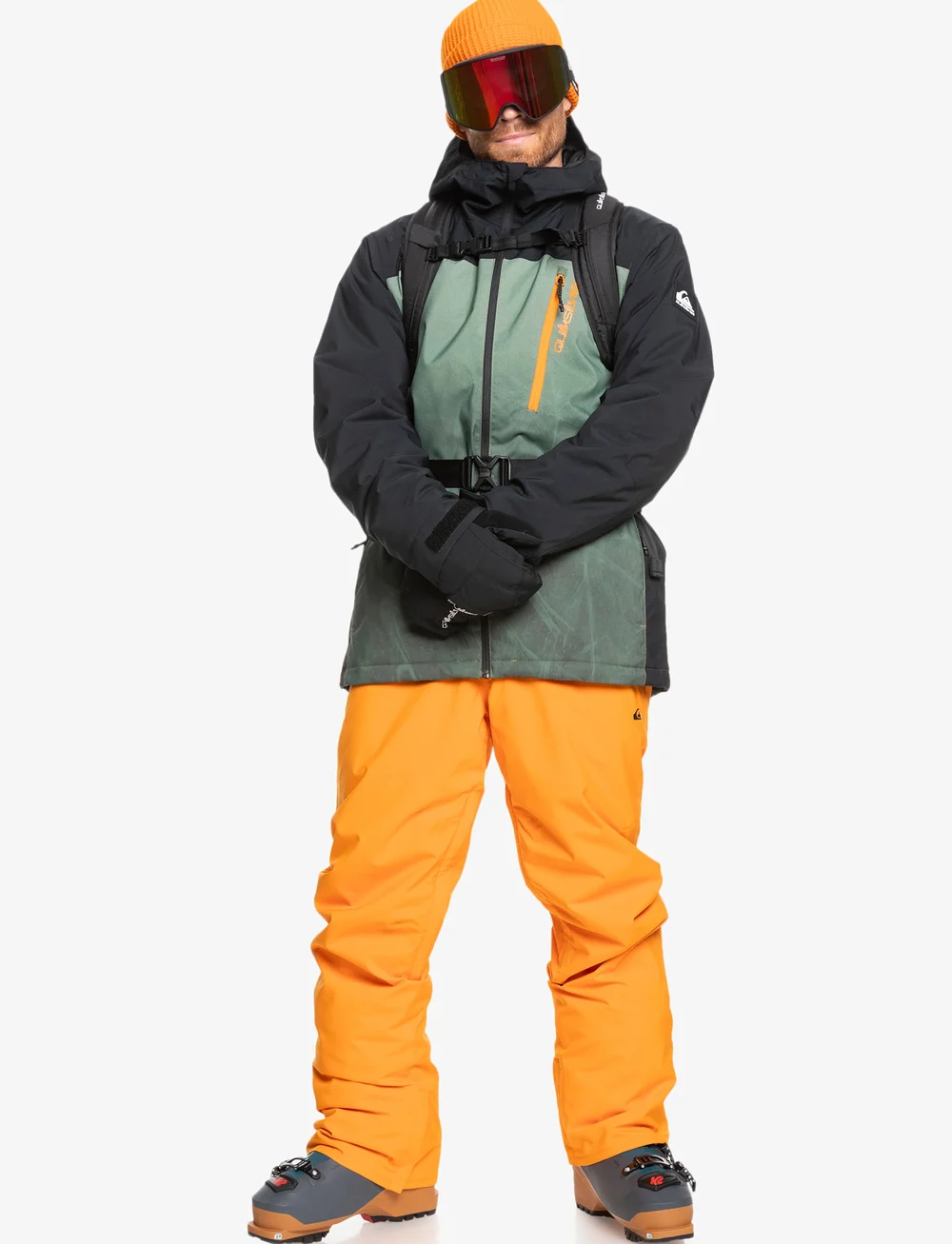 Quiksilver - ESTATE PT - skihosen - orange pepper - 4
