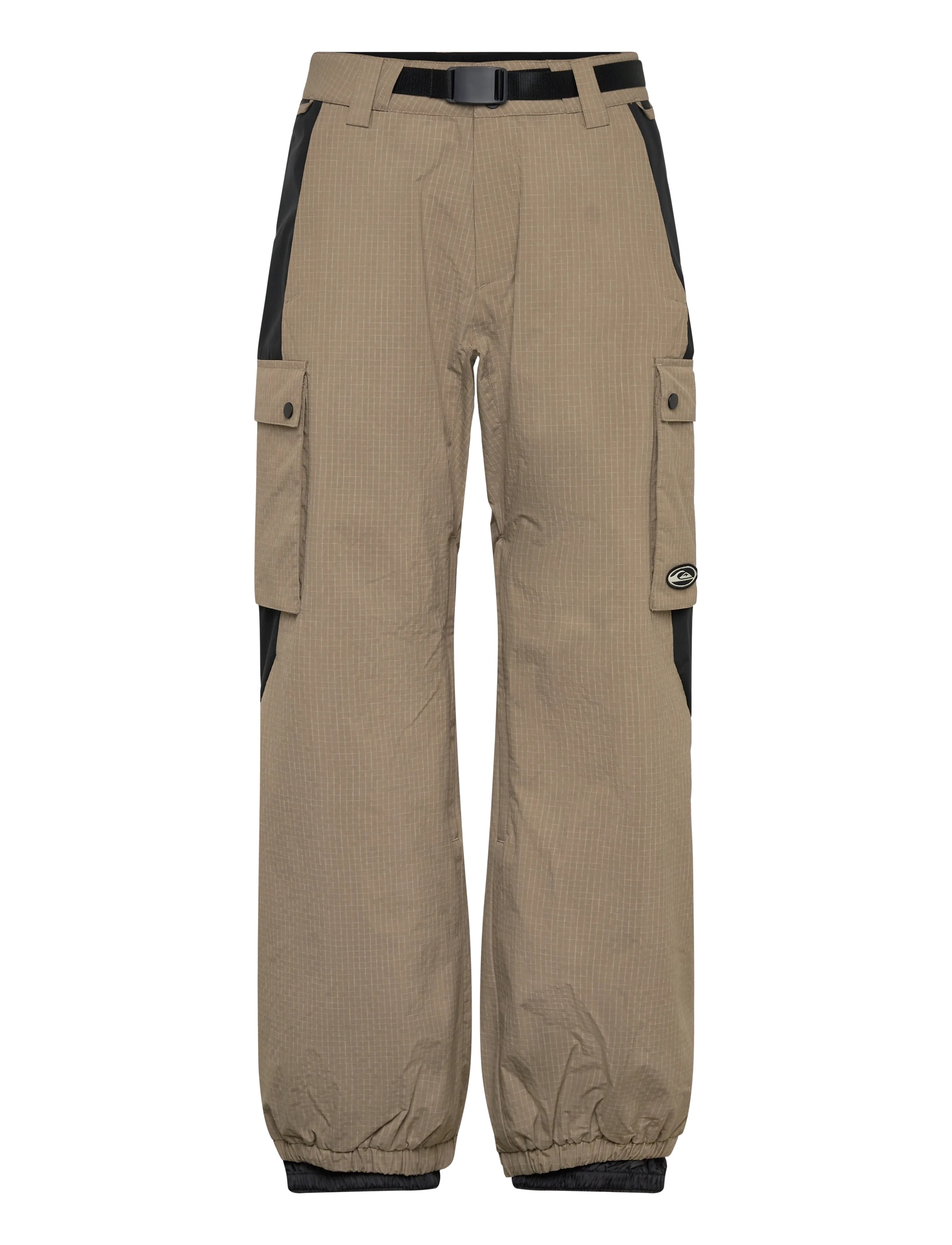 Quiksilver SNOW DOWN CARGO PT - Slidinėjimo kelnės - FALLEN ROCK RIPSTOP / beige