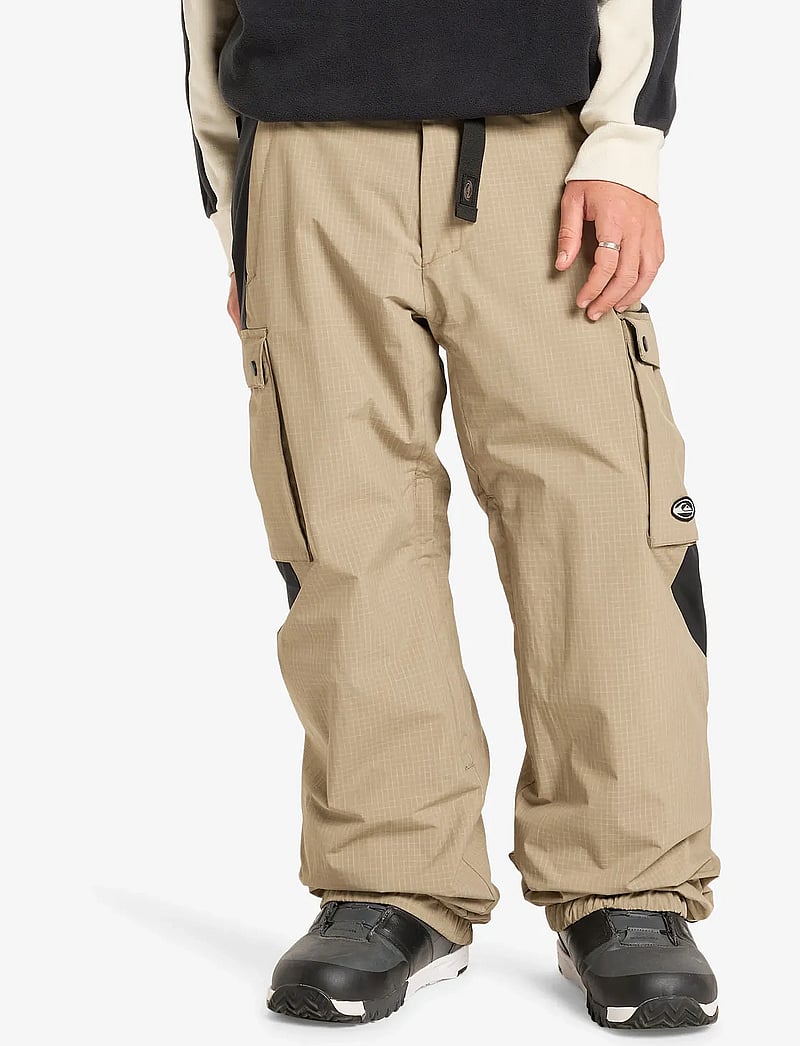 Quiksilver - SNOW DOWN CARGO PT - skibukser - fallen rock ripstop - 0