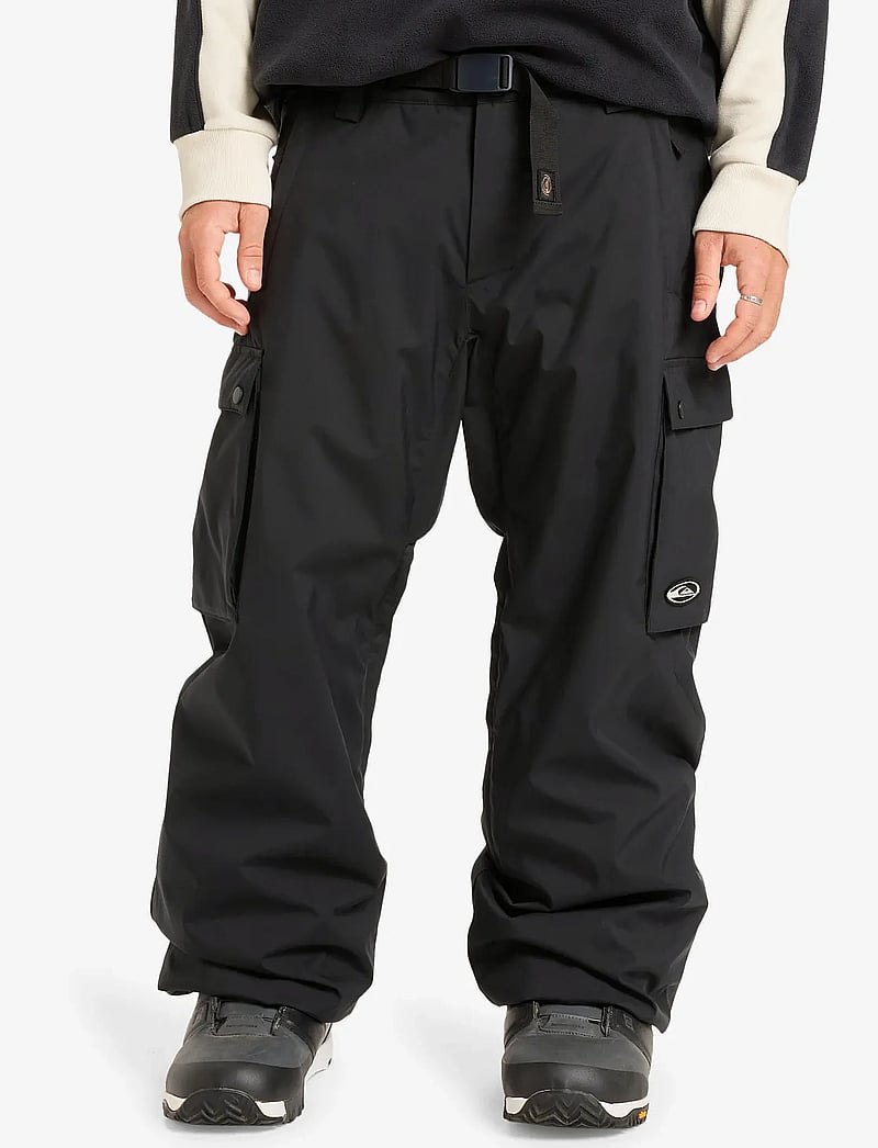 Quiksilver - SNOW DOWN CARGO PT - skibukser - true black - 0
