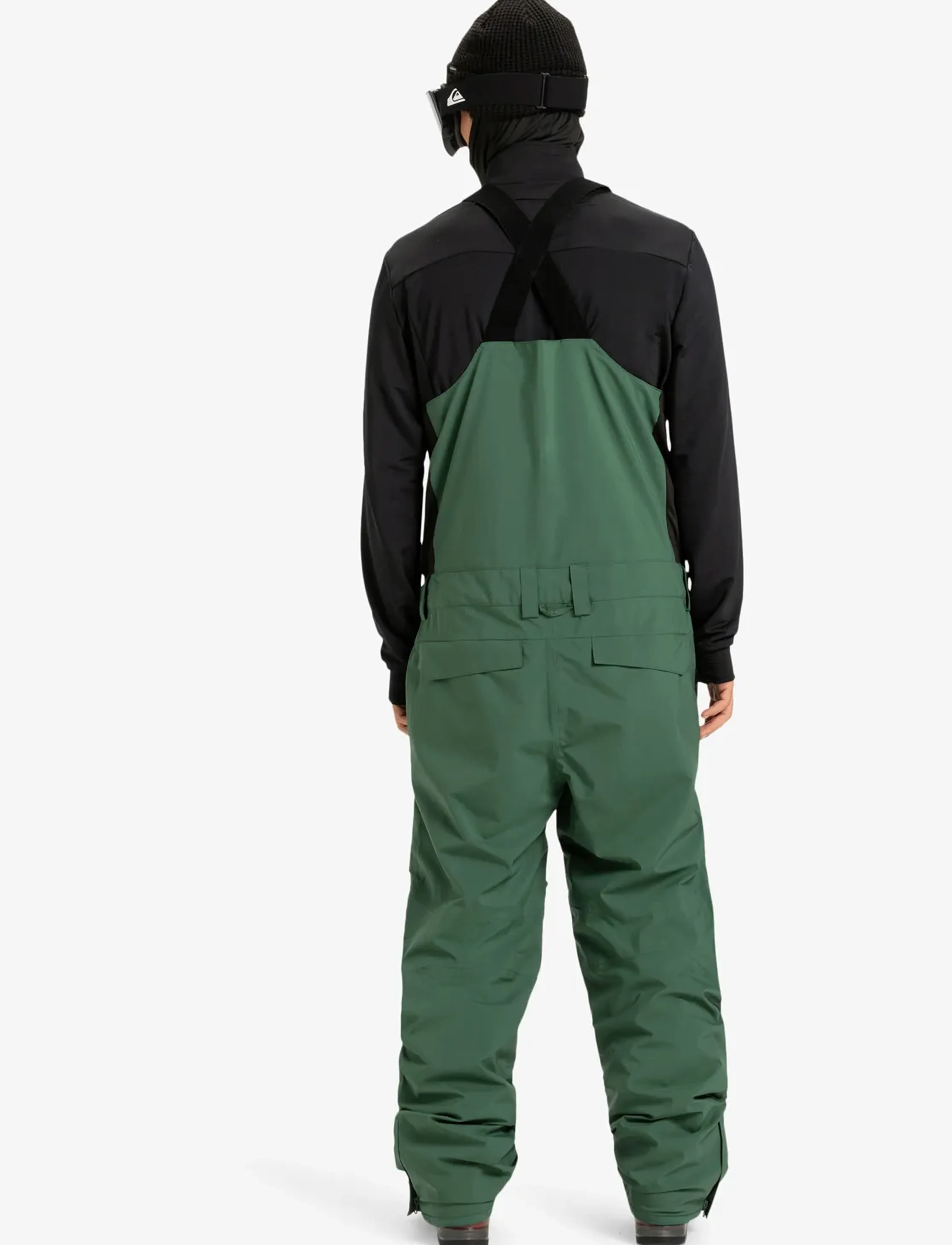 Quiksilver - PARAMO STRETCH 20K BIB - skibukser - trekking green - 3