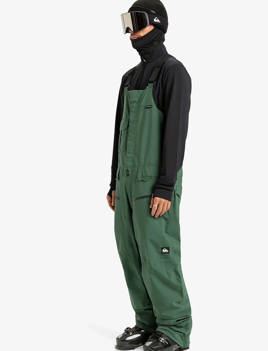 Quiksilver - PARAMO STRETCH 20K BIB - skihosen - trekking green - 5
