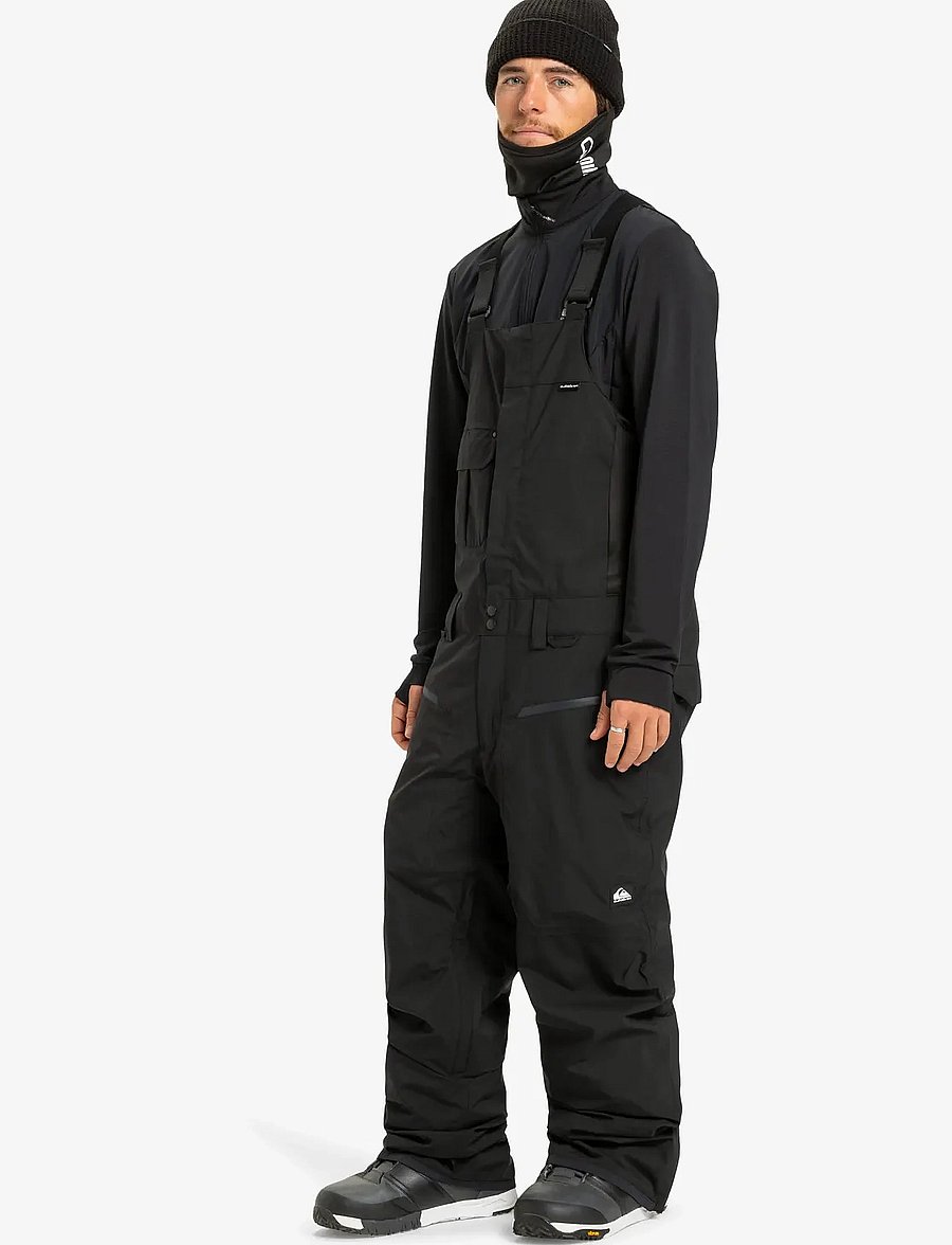 Quiksilver - PARAMO STRETCH 20K BIB - skíðabuxur - true black - 4