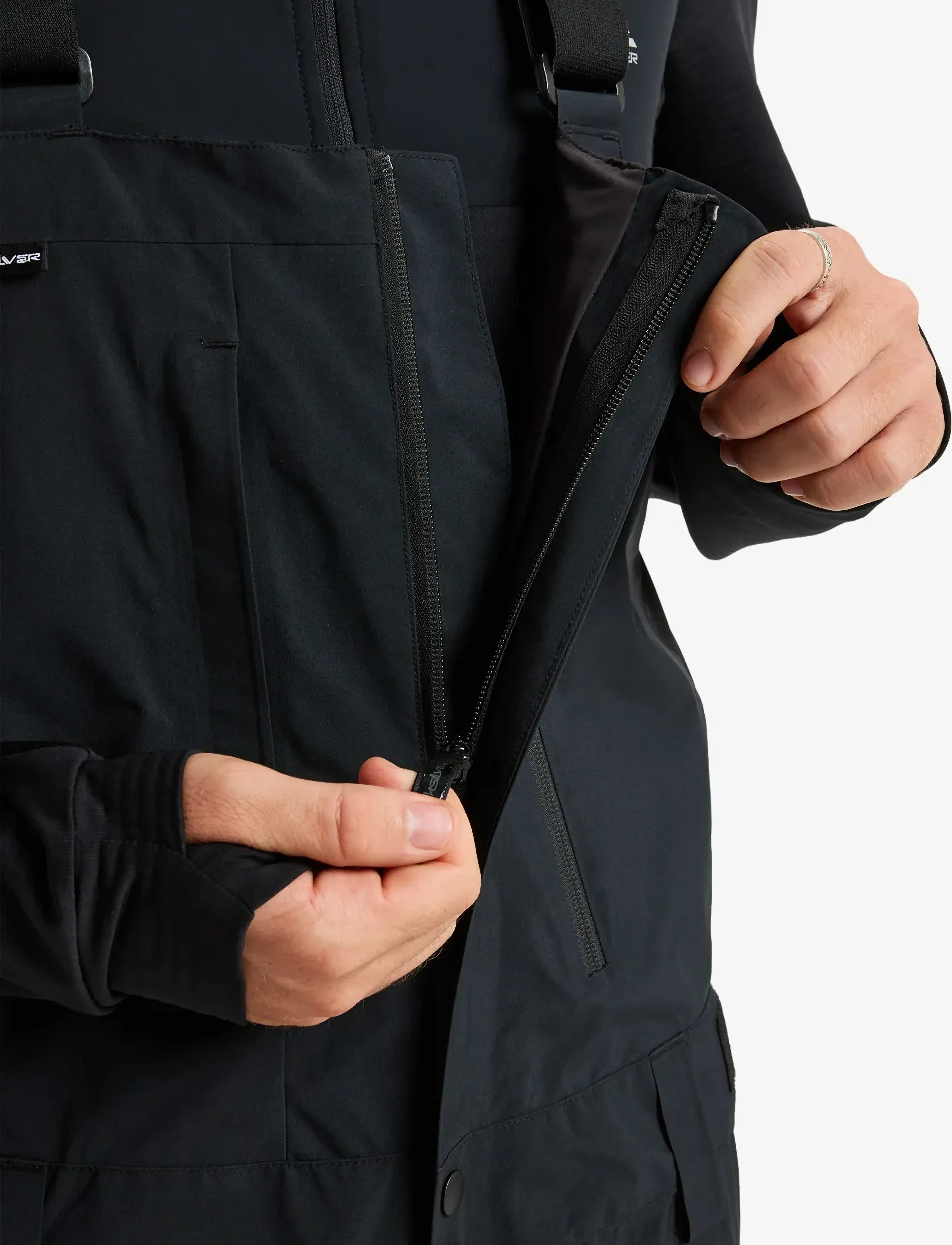 Quiksilver ALTOSTRATUS STRET GORE-TEX BIB - Tänavastiil - TRUE BLACK / black