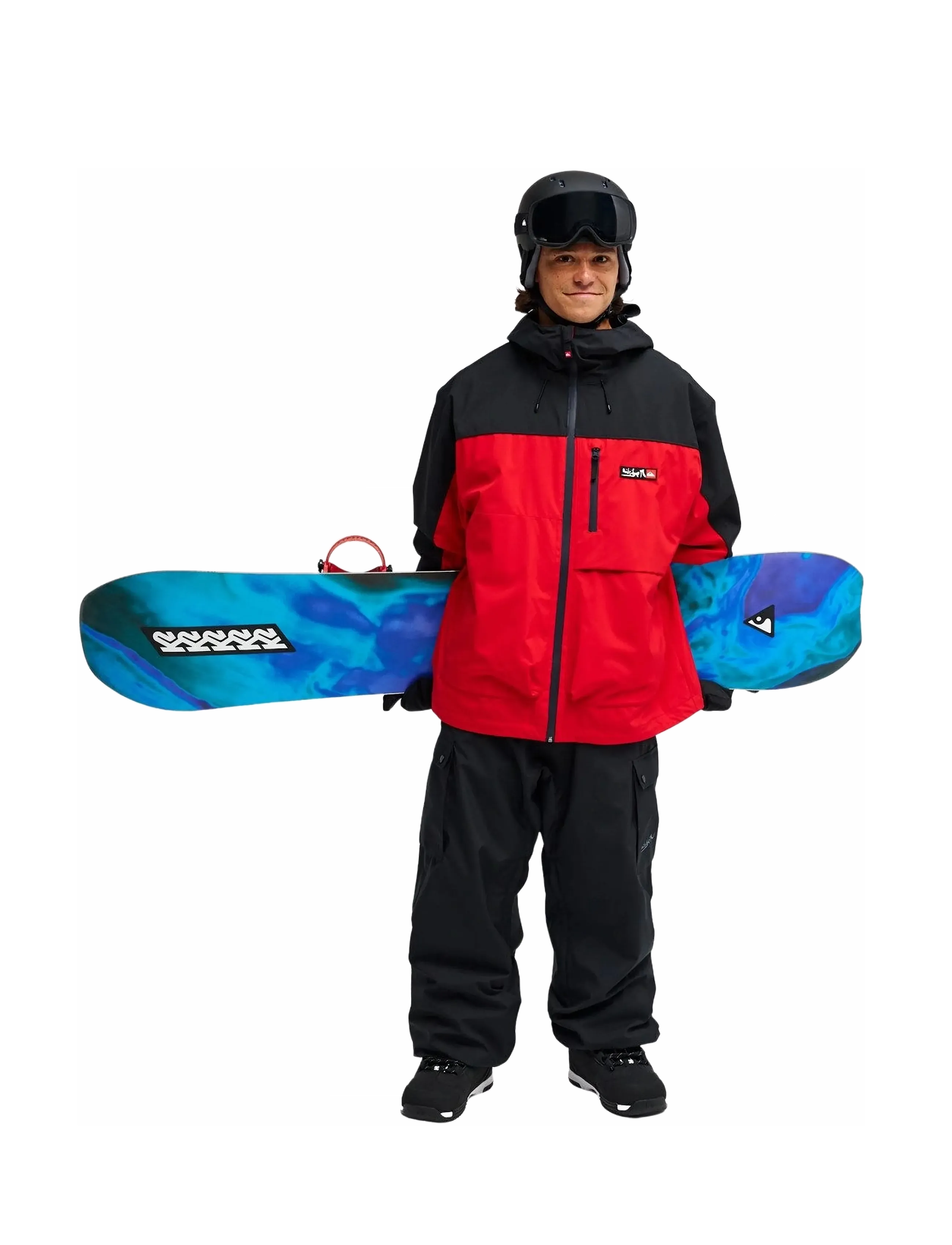 Quiksilver - SNOW DOWN CARGO 20K PT - skibukser - black - 0