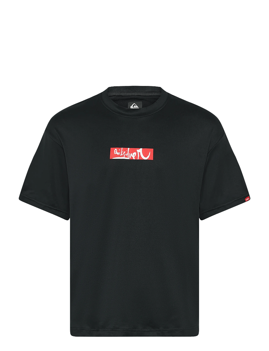 Quiksilver - YG IMPAIRED SURF TEE SS - tops & t-shirts - black - 1