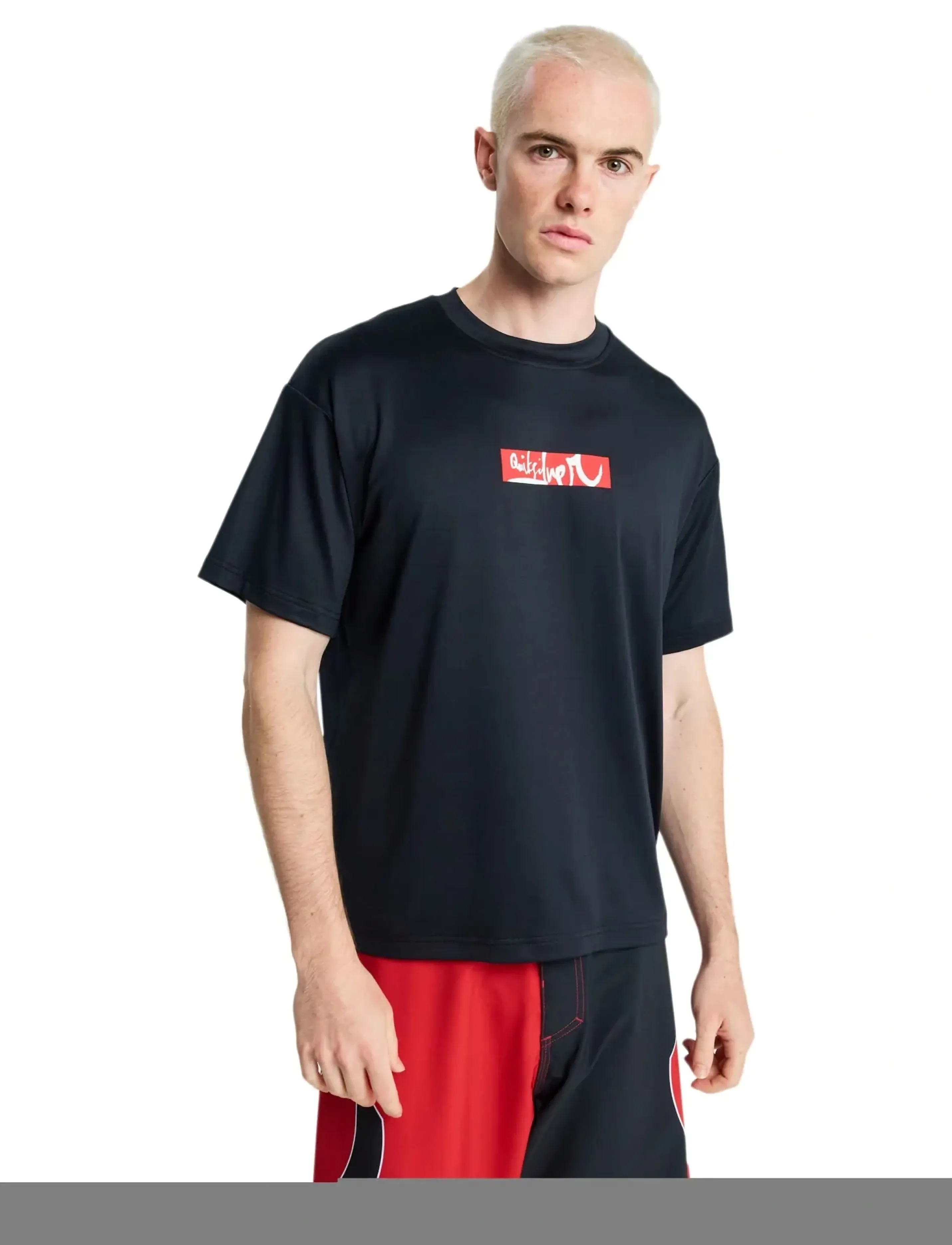 Quiksilver Yg Impaired Surf Tee Ss, Mænd, Surf T-Shirt, Sort, Str: L