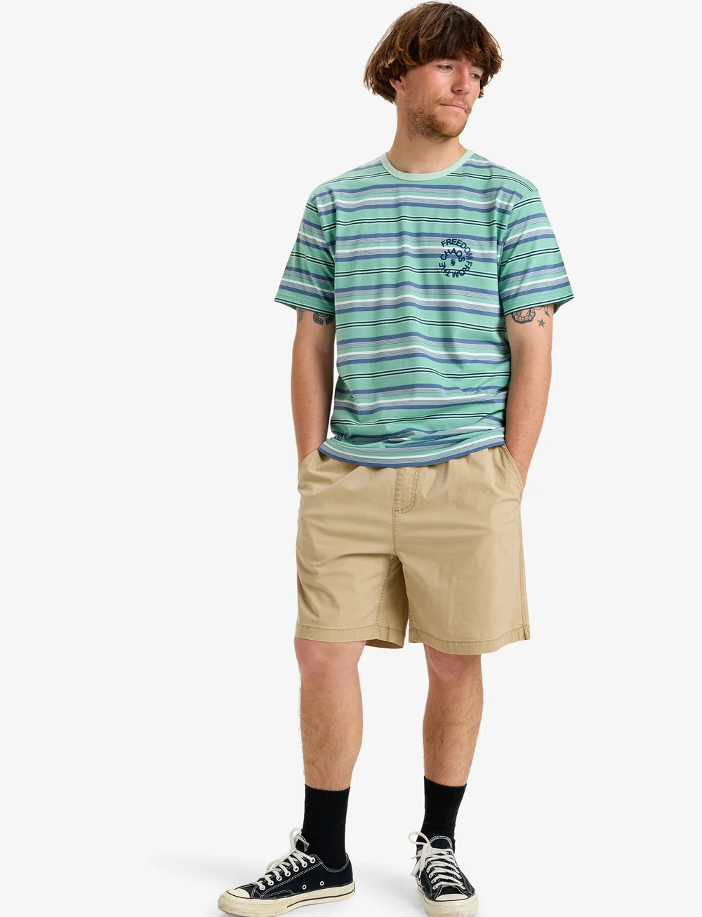 Quiksilver - TAXER WS - bottoms - khaki - 4