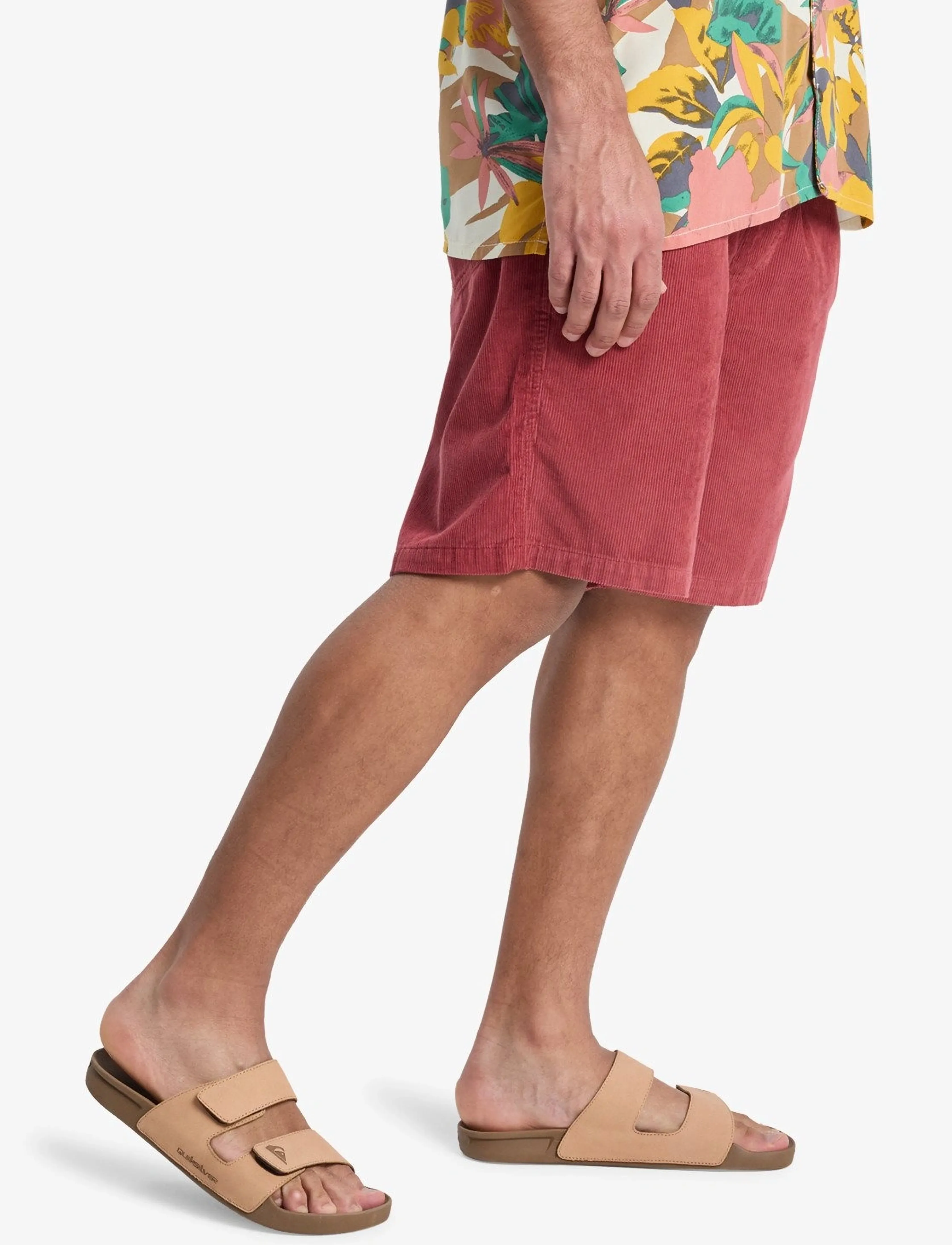 Quiksilver - TAXER CORD WS - afslappede shorts - burnt russet - 5