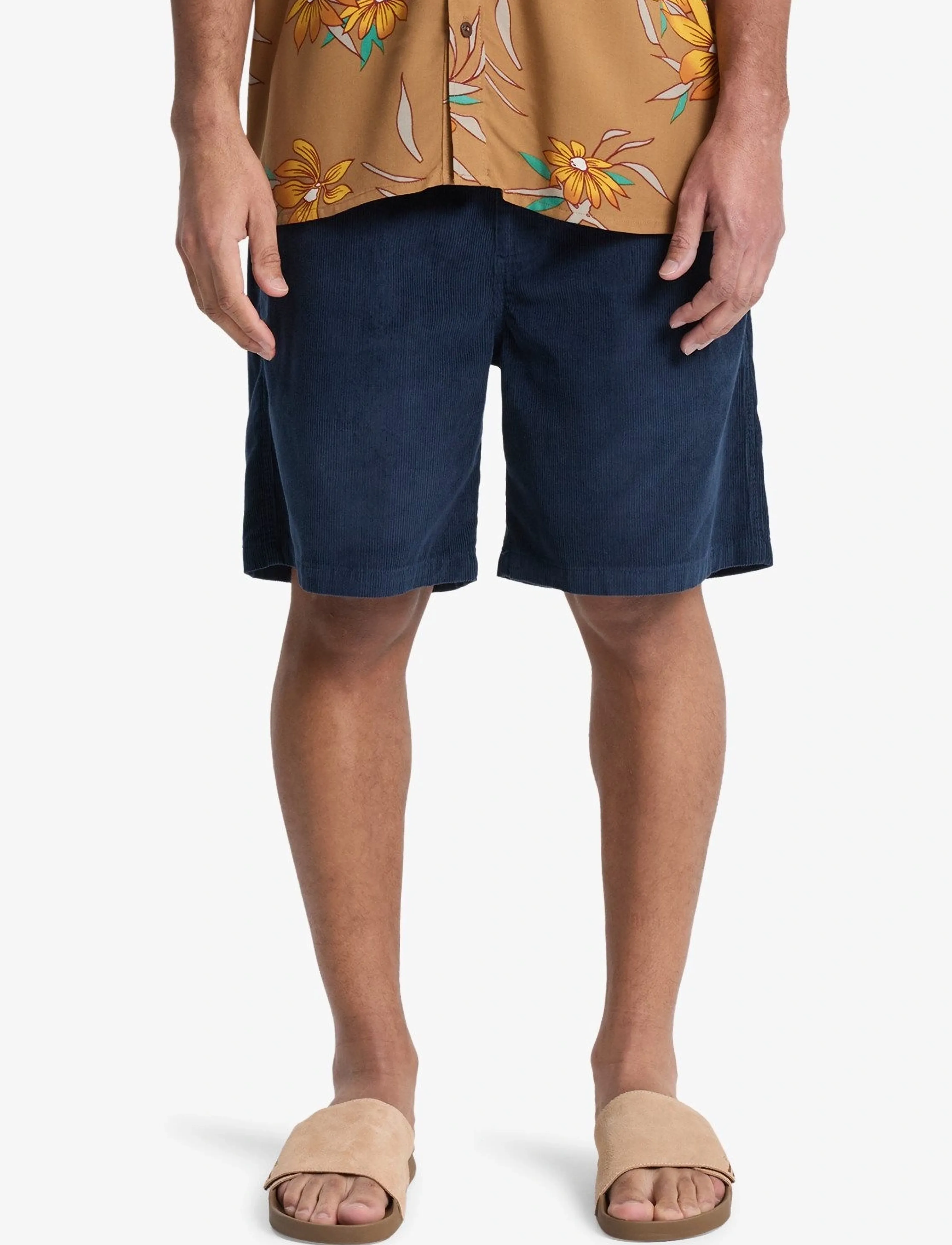 Quiksilver - TAXER CORD WS - bottoms - dark navy - 0