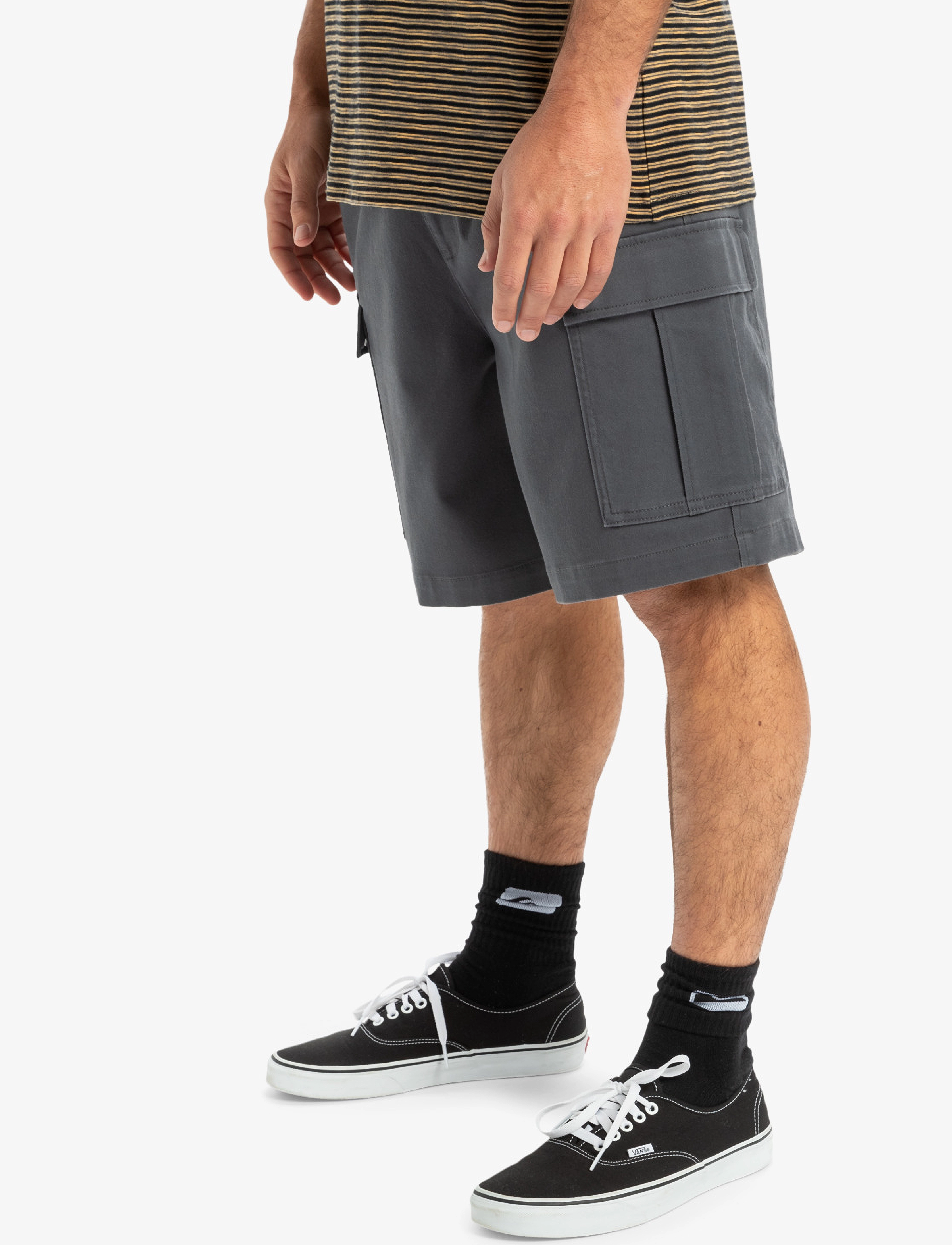 Quiksilver - TAXER CARGO WS - bottoms - iron gate - 5