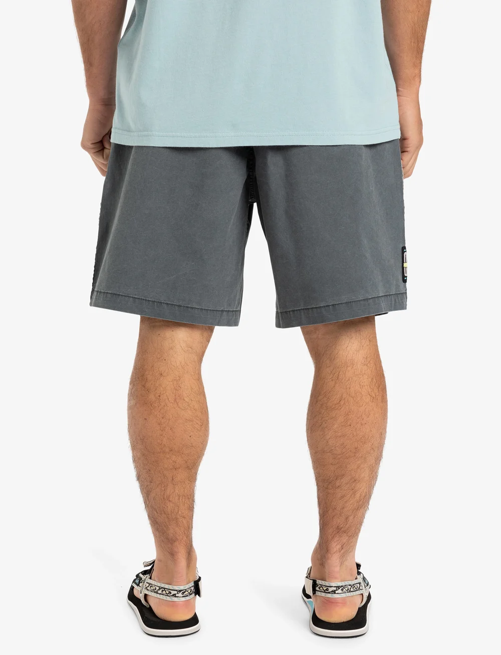 Quiksilver - TAXER GLOBAL HEAT WS - vabaaja lühikesed püksid - dark shadow - 5