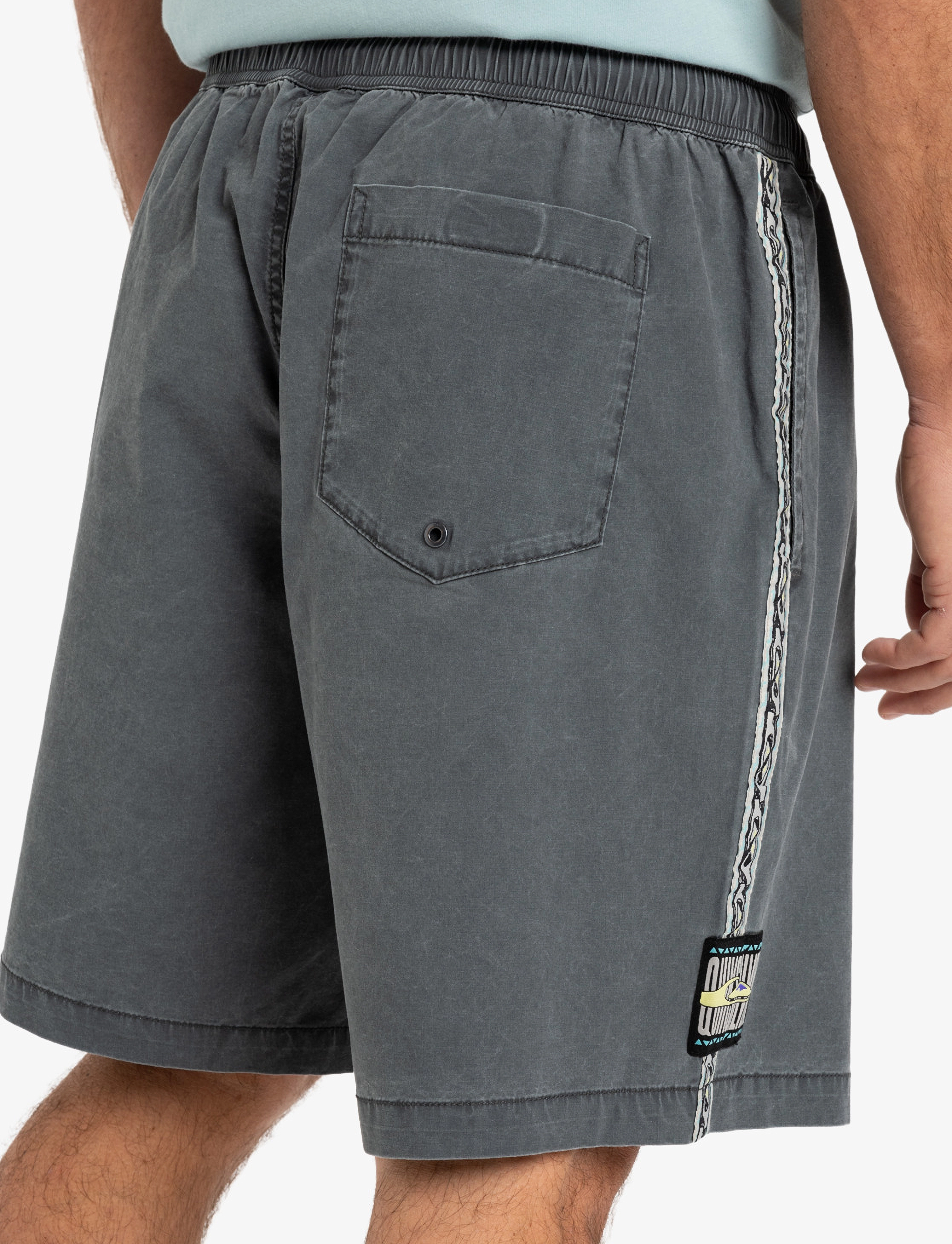 Quiksilver TAXER GLOBAL HEAT WS - Riided - DARK SHADOW / grey