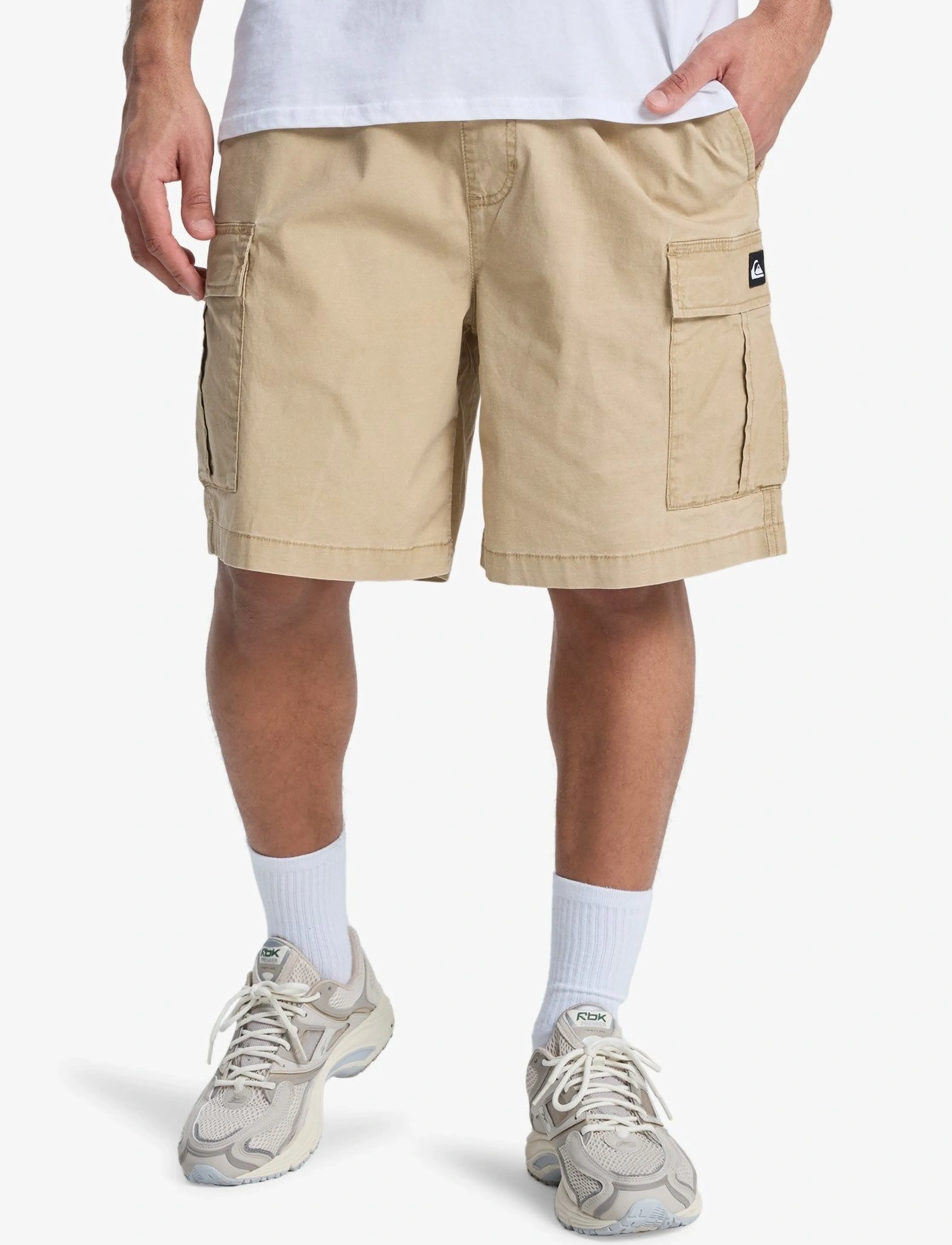 Quiksilver Taxer Cargo Ws, L, Beige, Sport Shorts > Sport Casual Shorts, Herre