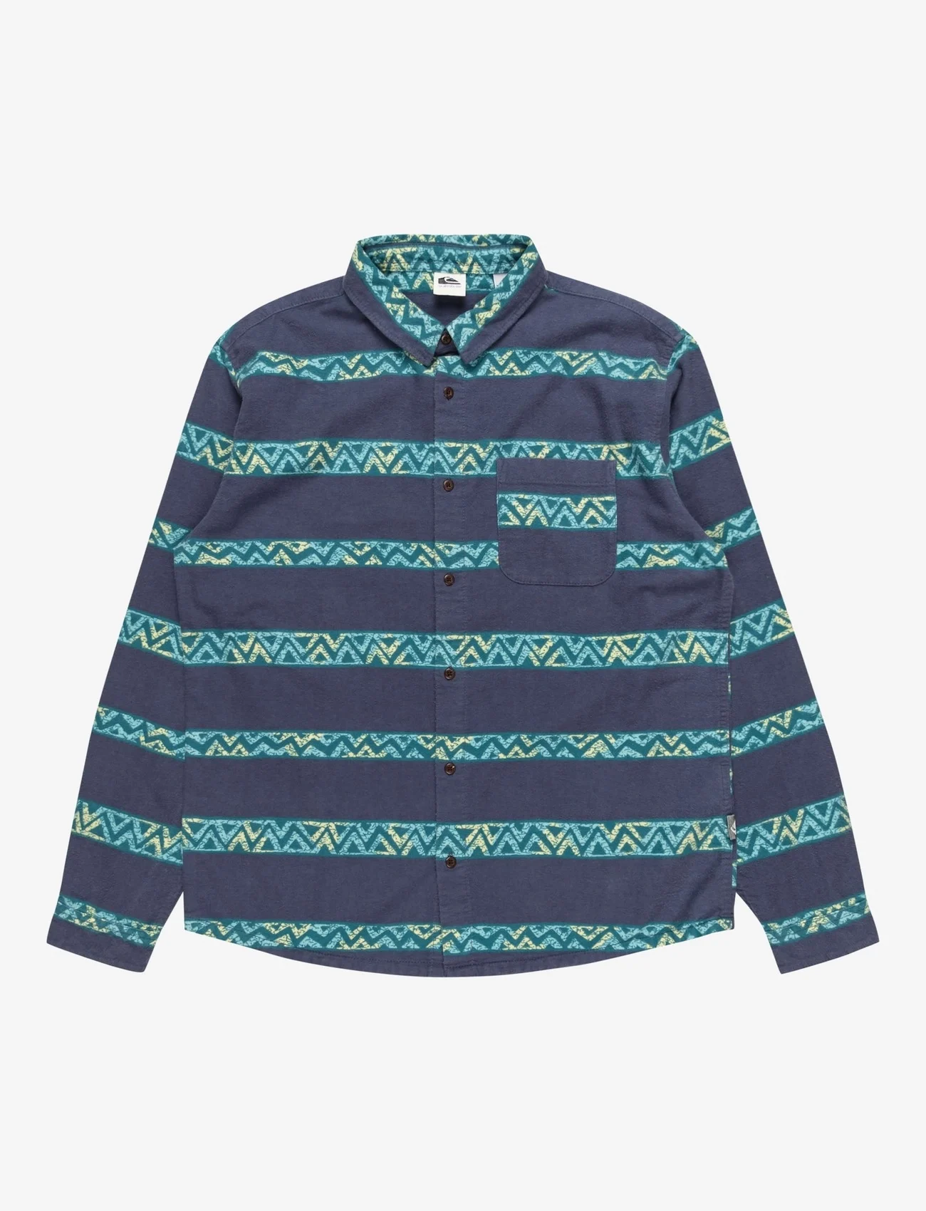 Quiksilver - BALCHERS - avslappede skjorter - crown blue heritage stripe 64 - 0