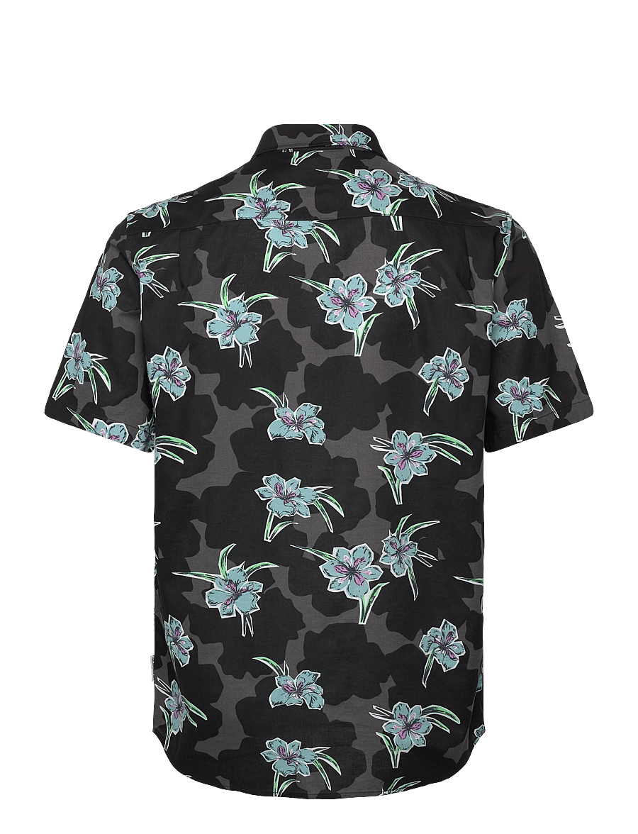Quiksilver - APERO CLASSIC SS - oberteile & t-shirts - black backyards - 2