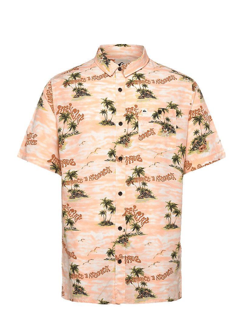 Quiksilver - SAFE PARADISE SS - toppar & t-shirts - peach parfait naturama 32x32 - 1