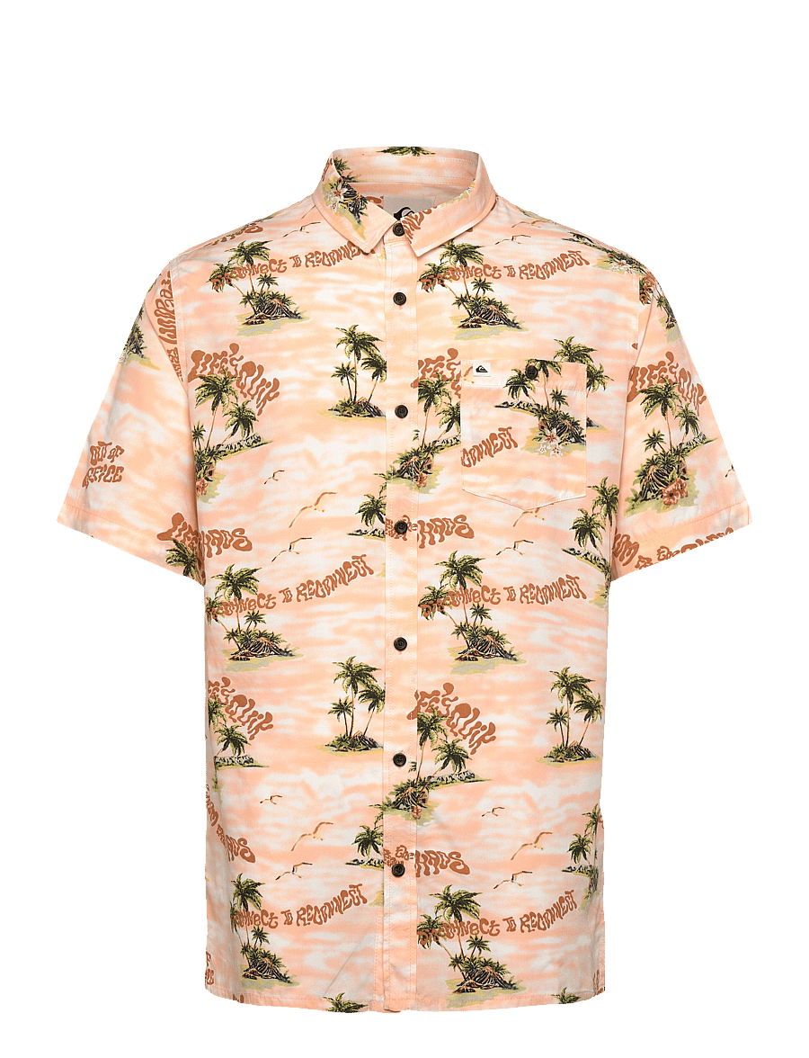 Quiksilver - SAFE PARADISE SS - oberteile & t-shirts - peach parfait naturama 32x32 - 1
