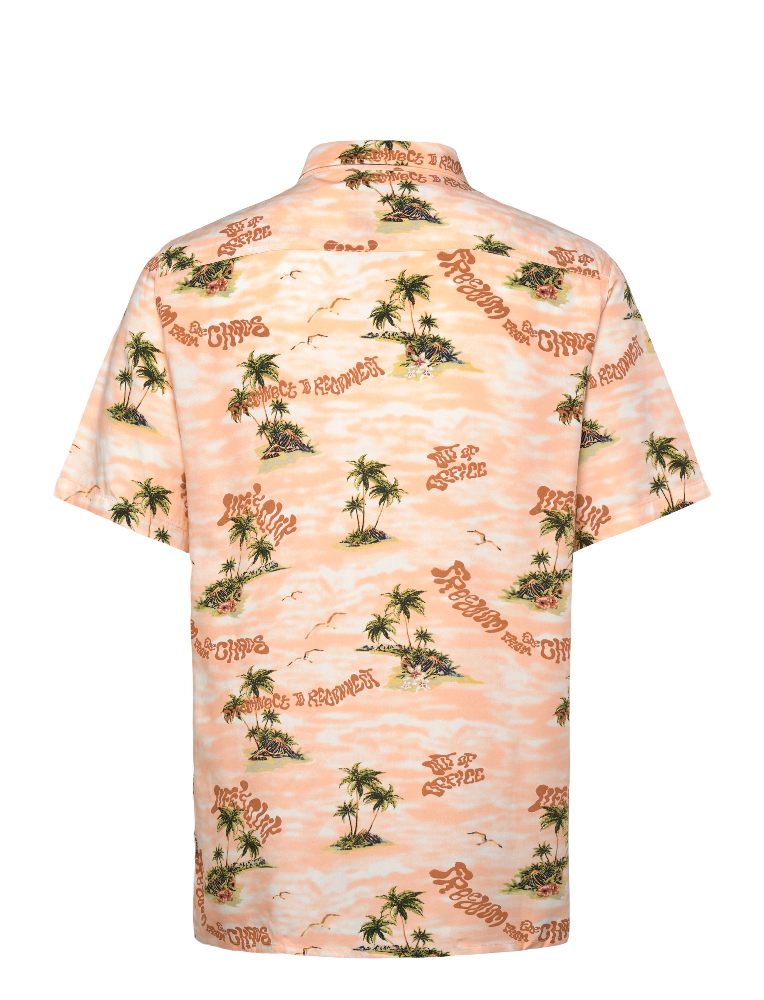 Quiksilver - SAFE PARADISE SS - oberteile & t-shirts - peach parfait naturama 32x32 - 2
