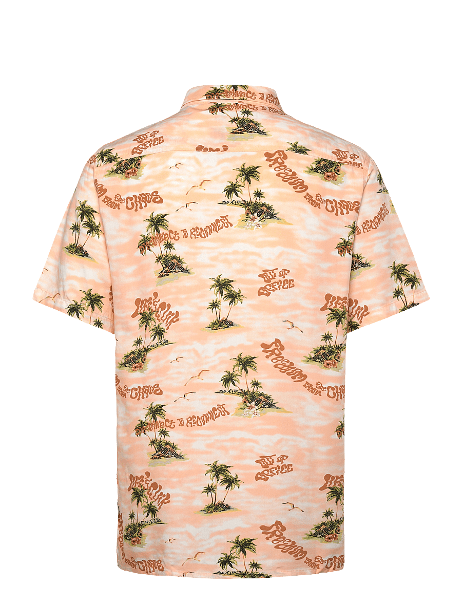 Quiksilver - SAFE PARADISE SS - oberteile & t-shirts - peach parfait naturama 32x32 - 2