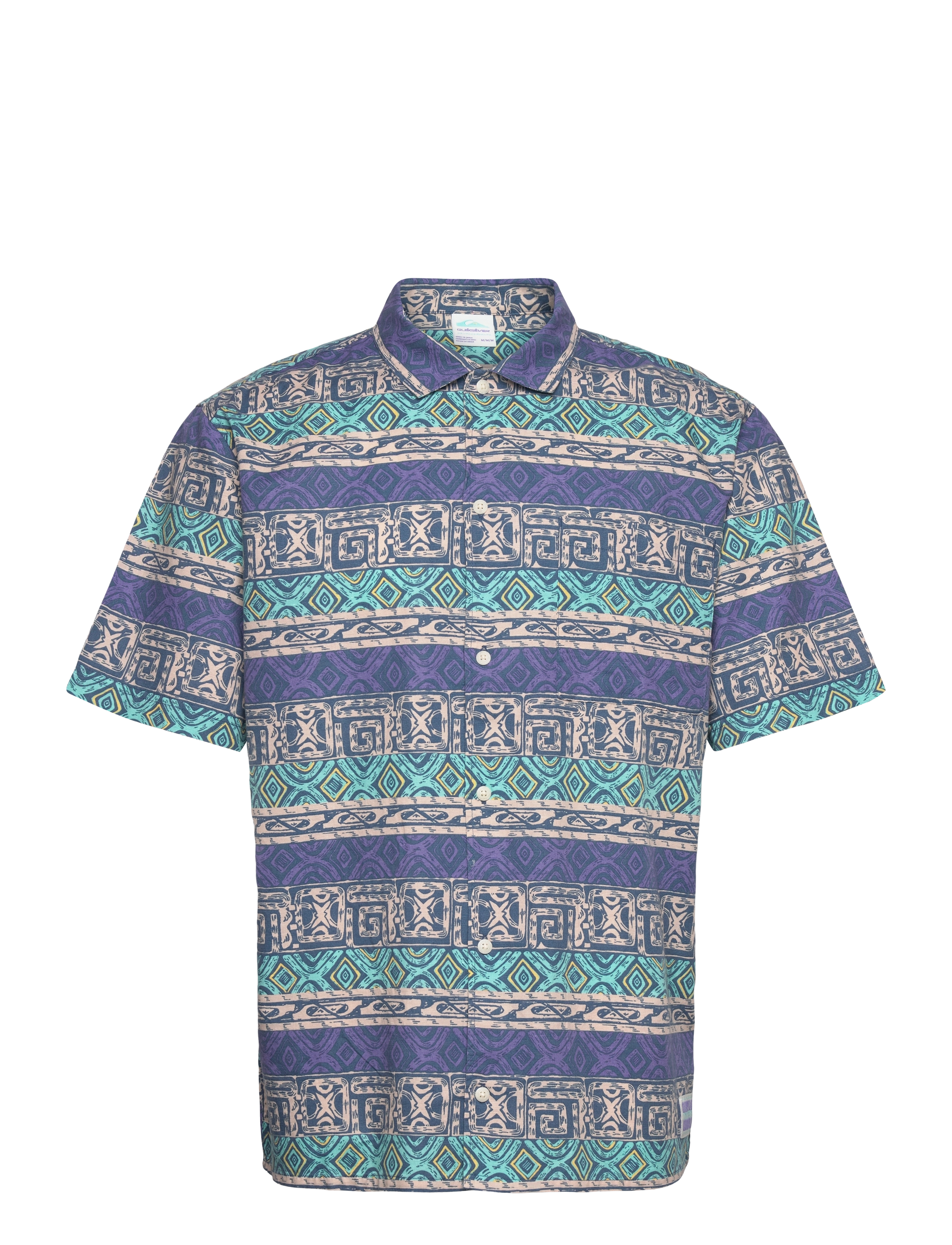Quiksilver GLOBAL HEAT SS - Drabužiai - AQUA SKY GLOBAL HEAT 32X32 / blue