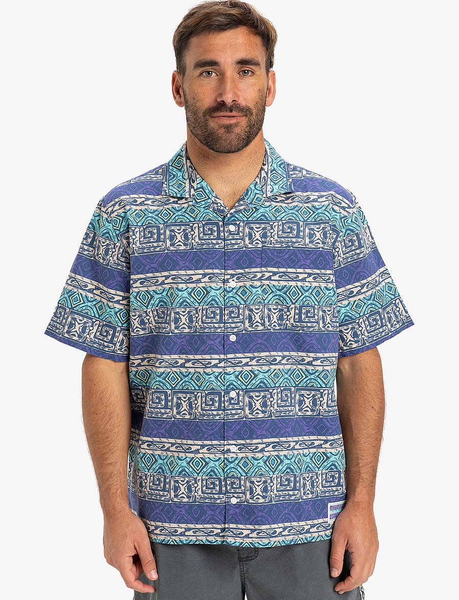 Quiksilver - GLOBAL HEAT SS - toppar & t-shirts - aqua sky global heat 32x32 - 0