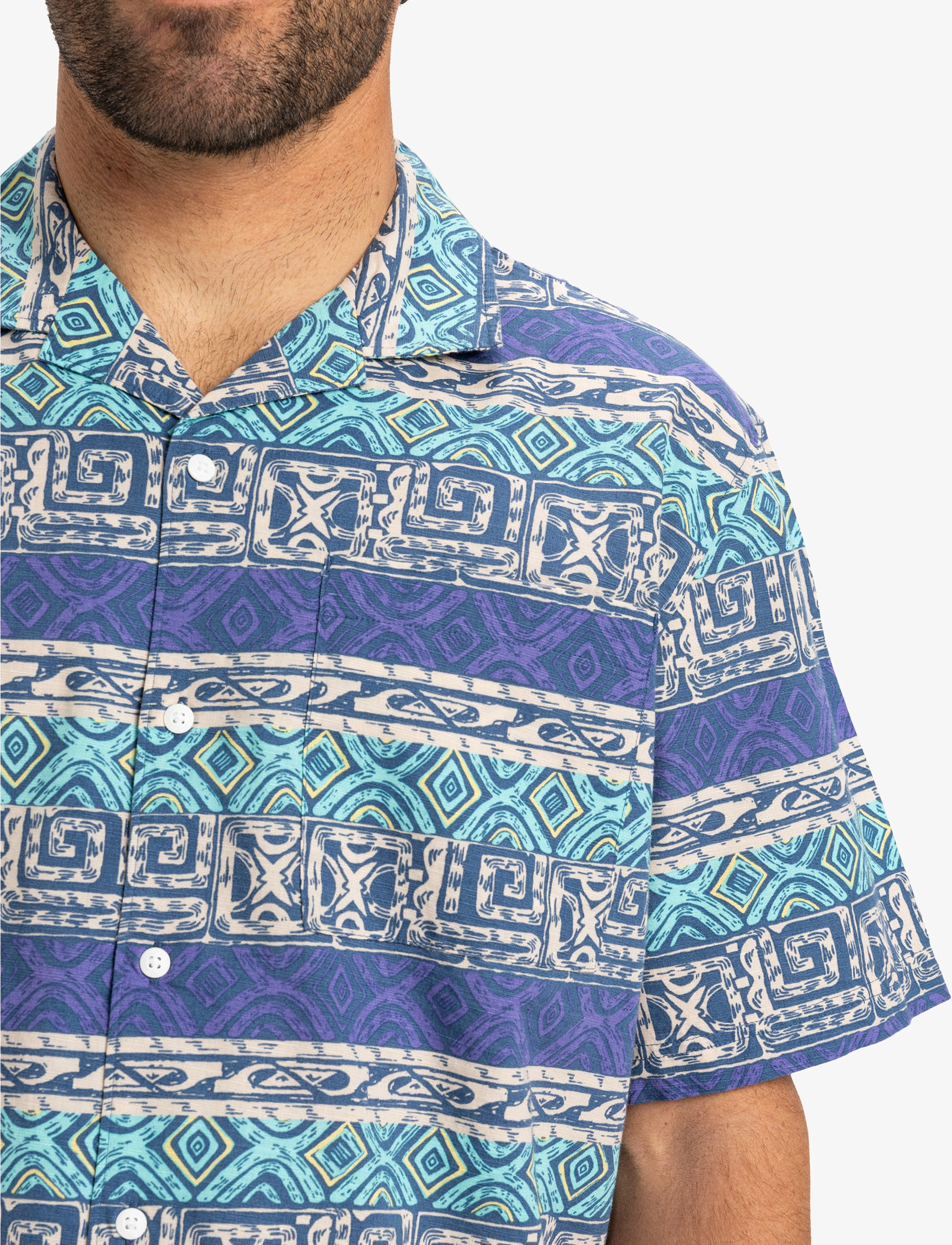 QUIKSILVER Global Heat Ss kortärmade skjortor herr – bild 5