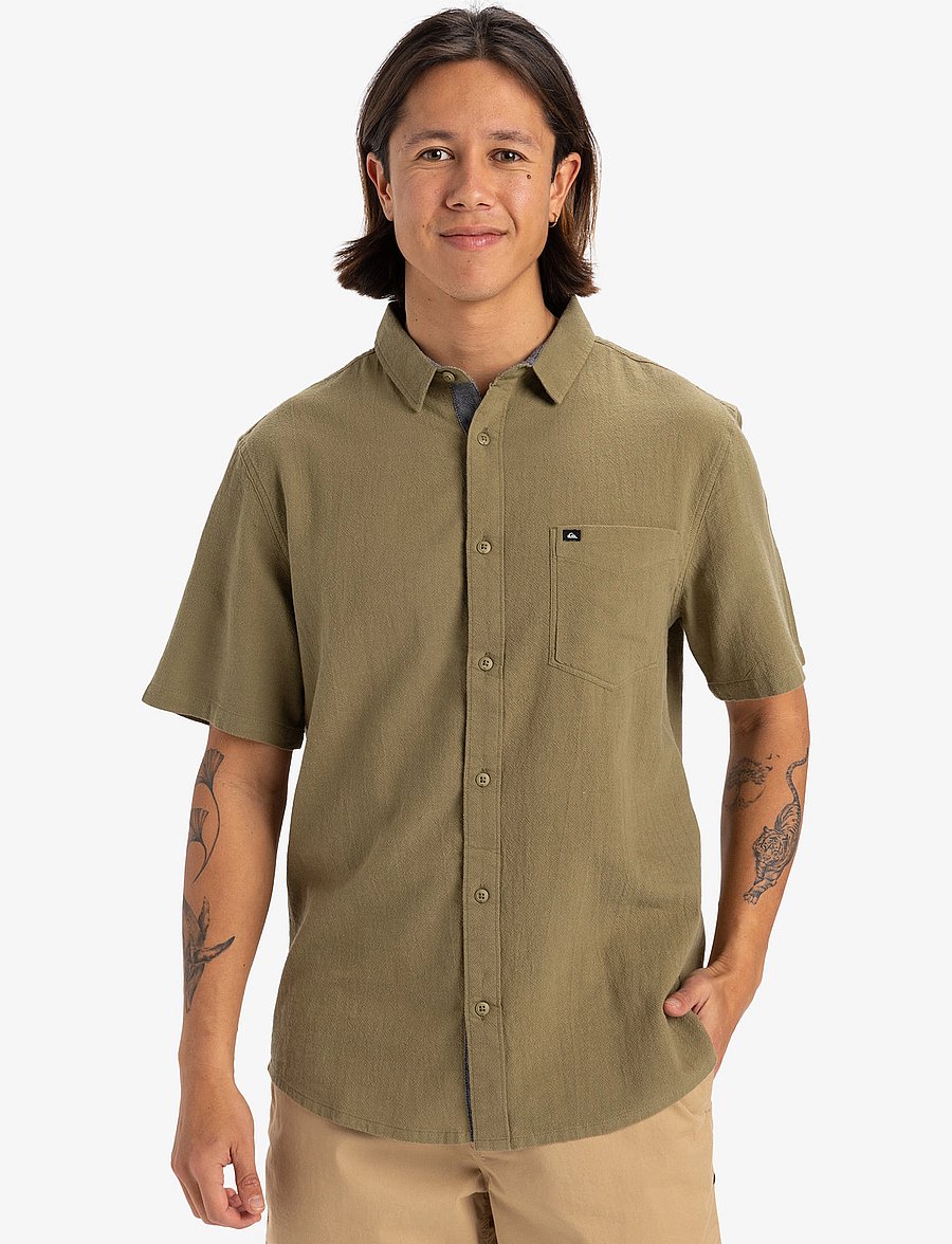 Quiksilver - TIME BOX - oberteile & t-shirts - aloe - 0