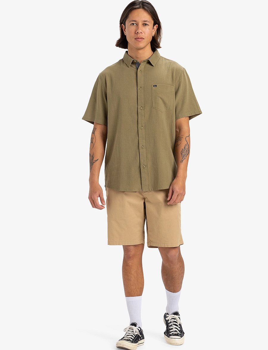 Quiksilver - TIME BOX - oberteile & t-shirts - aloe - 4