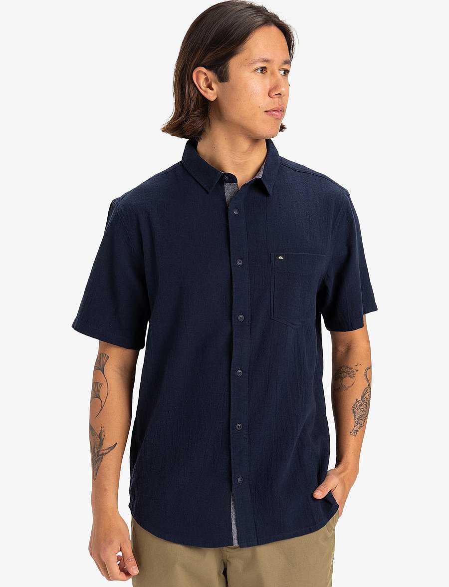 Quiksilver - TIME BOX - oberteile & t-shirts - dark navy - 0