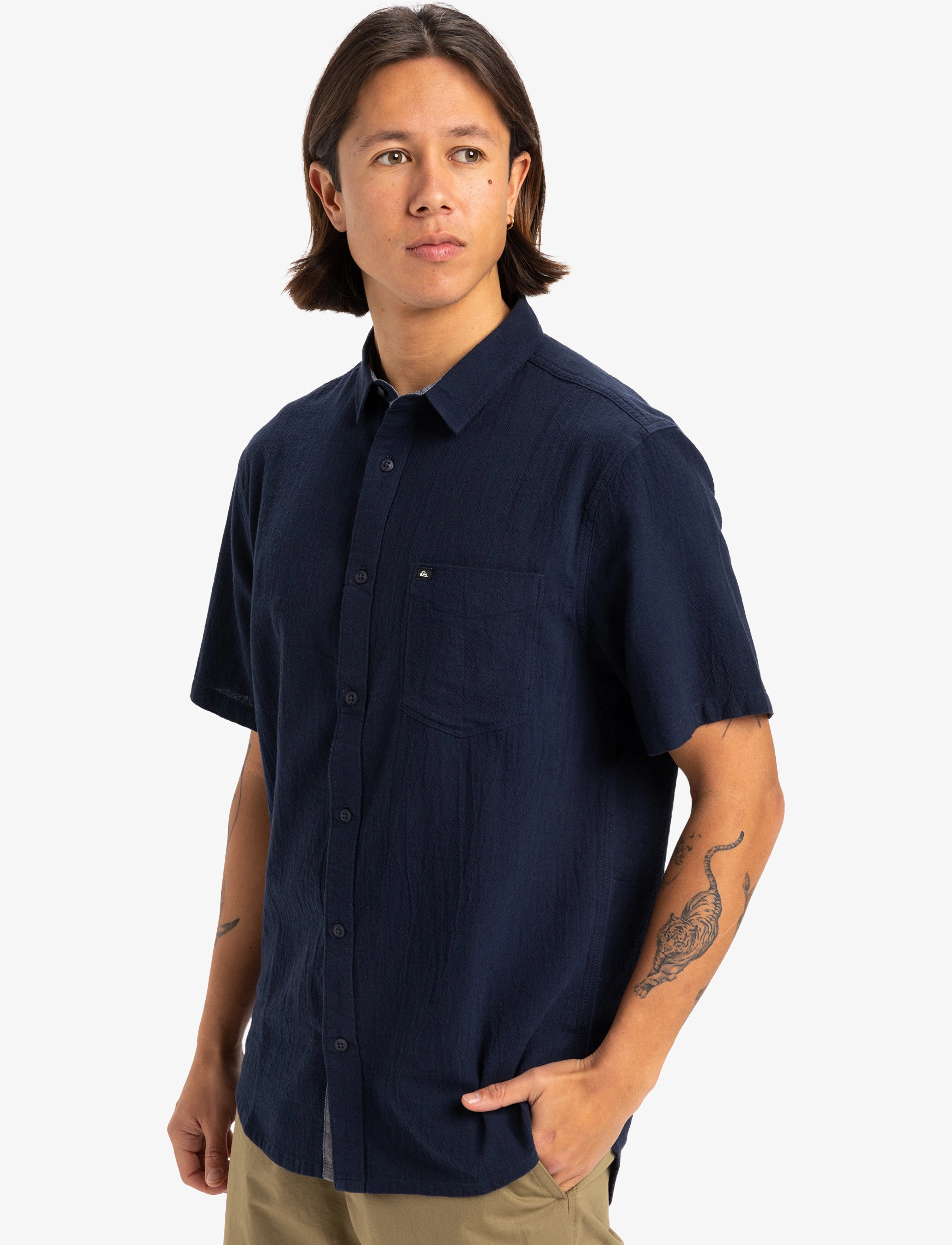 Quiksilver - TIME BOX - kauluspaidat - dark navy - 5