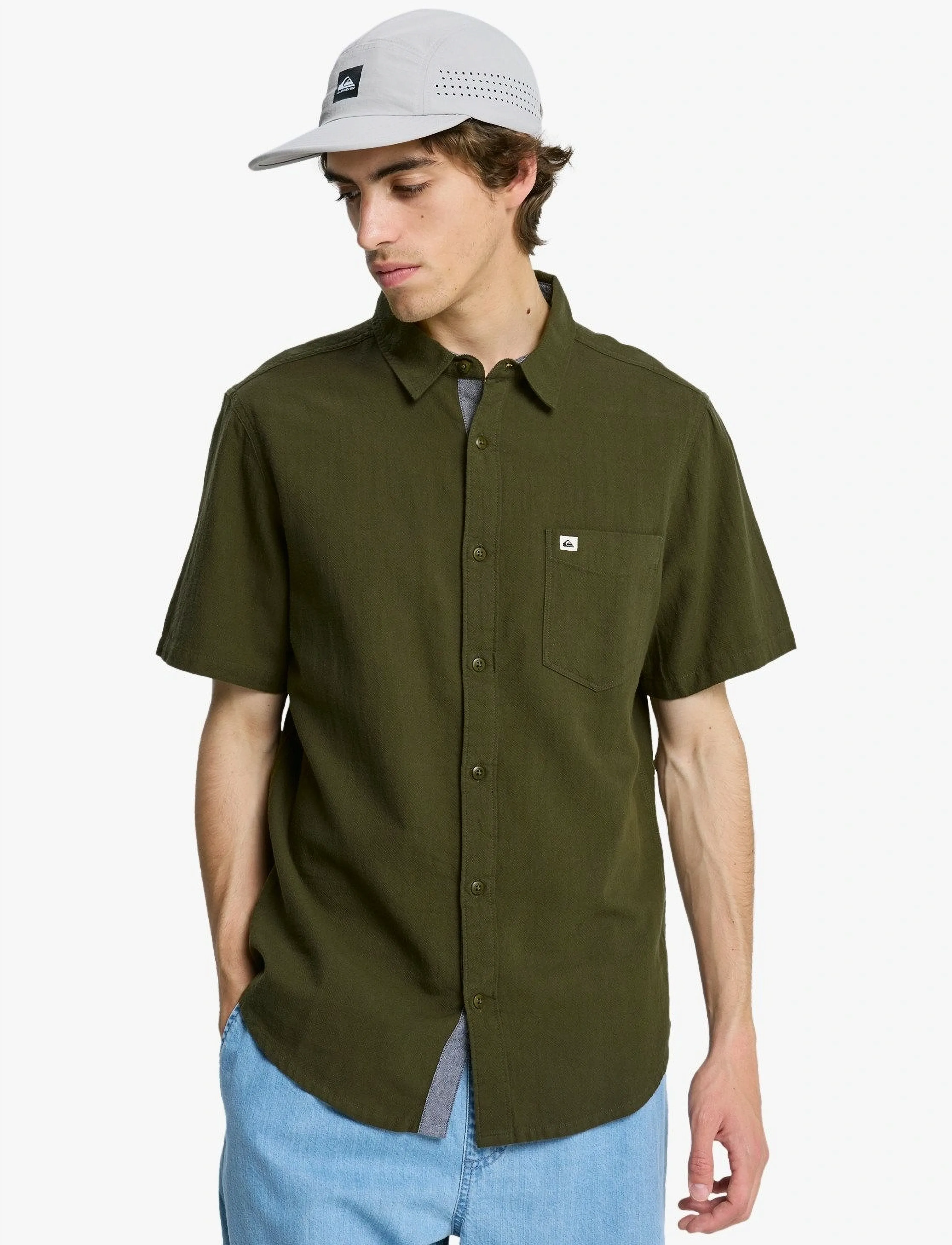 Quiksilver TIME BOX - Särgid - GRAPE LEAF / khaki/green