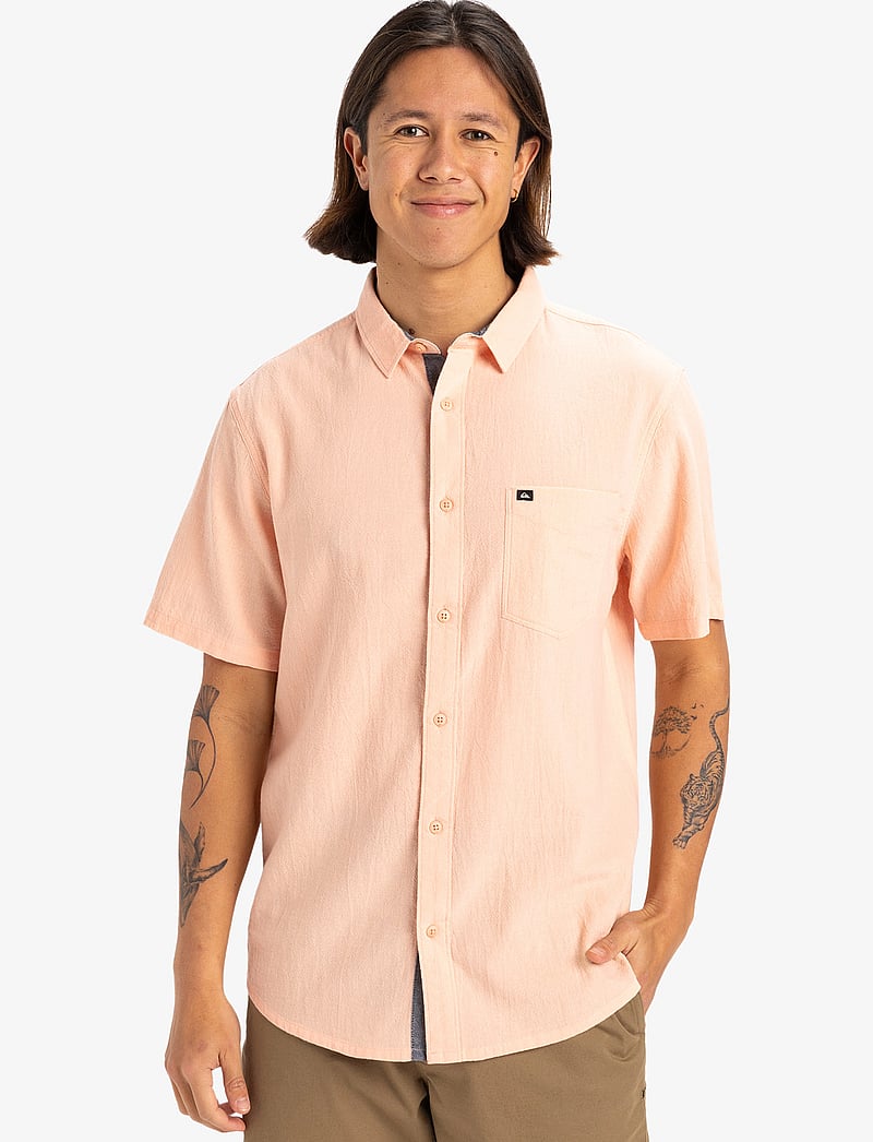 Quiksilver - TIME BOX - oberteile & t-shirts - peach parfait - 0