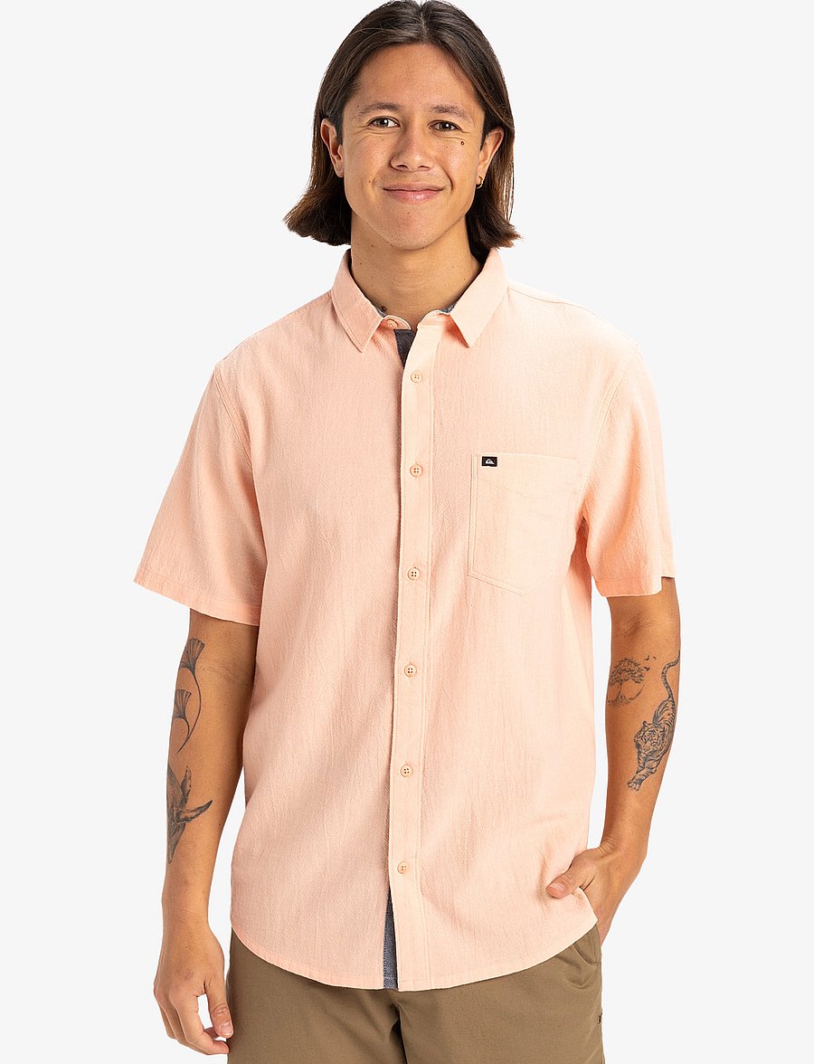 Quiksilver - TIME BOX - oberteile & t-shirts - peach parfait - 0