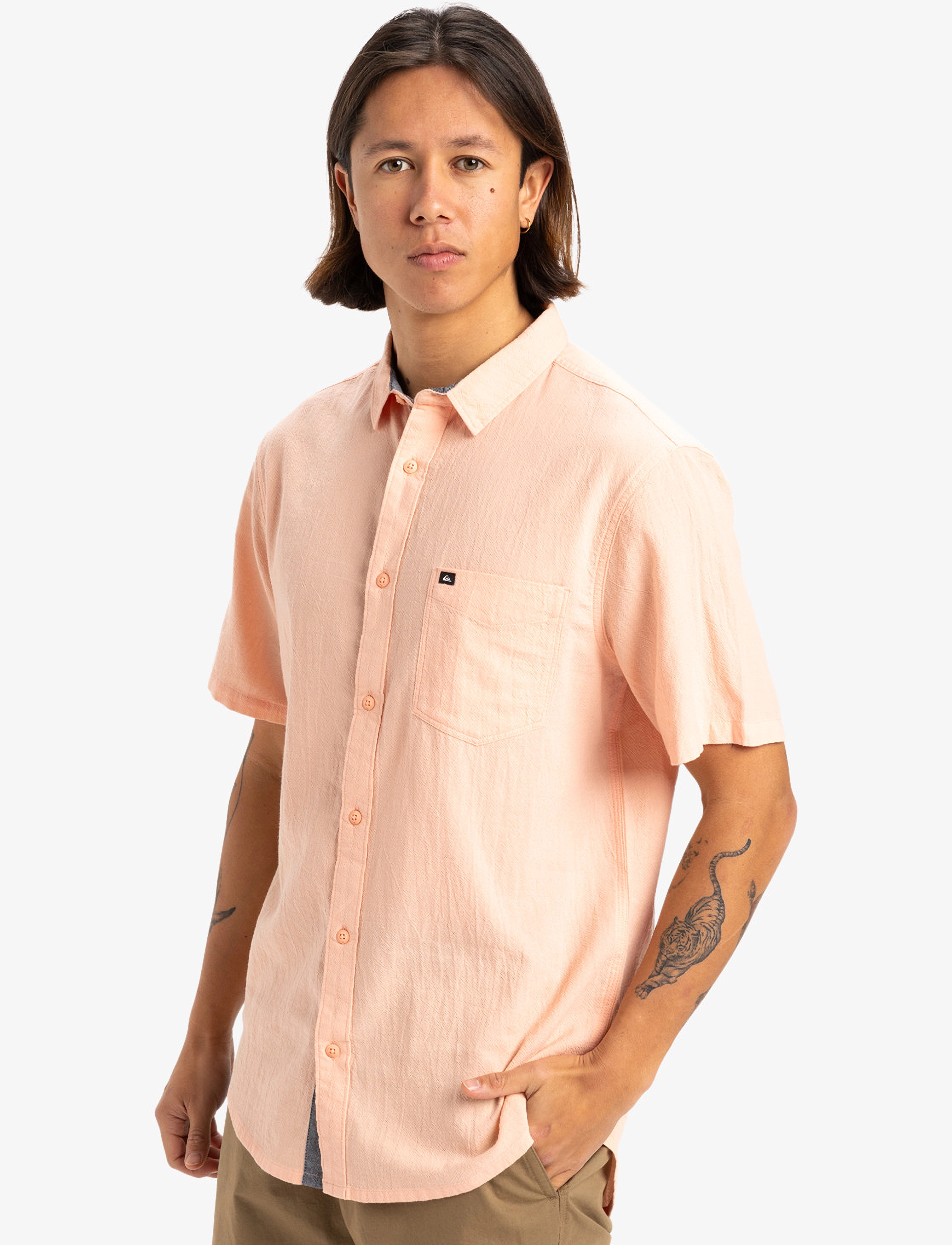 Quiksilver - TIME BOX - särgid - peach parfait - 4